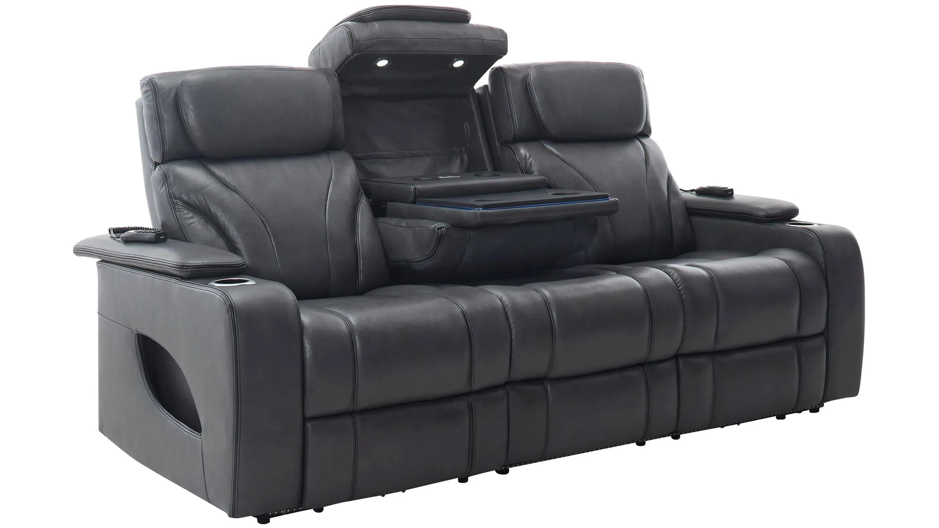 Avis Zero Gravity Power Sofa w/ Power Headrest, Lumbar, Heat and