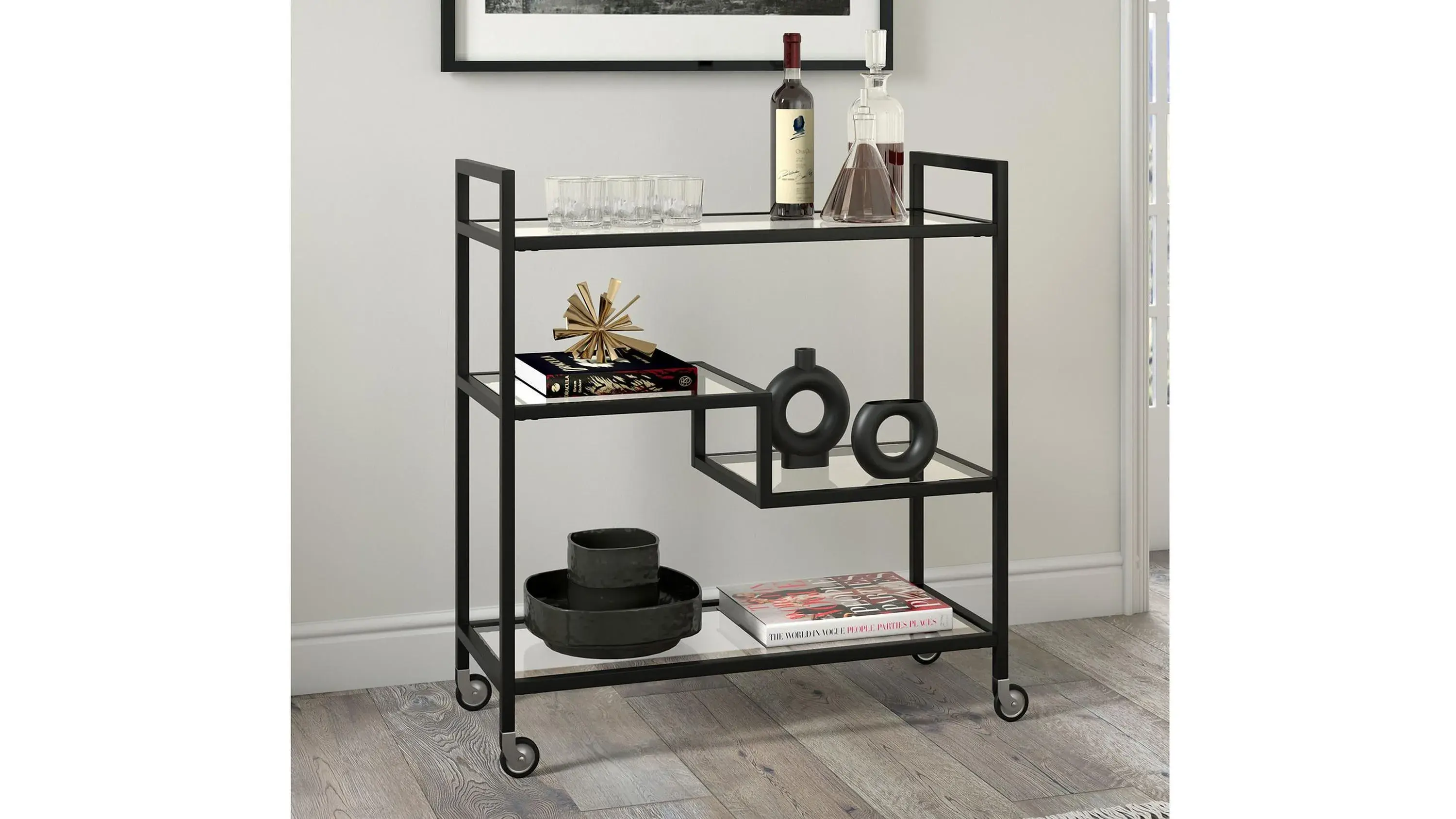 Lovett Bar Cart - Thumbnail 3