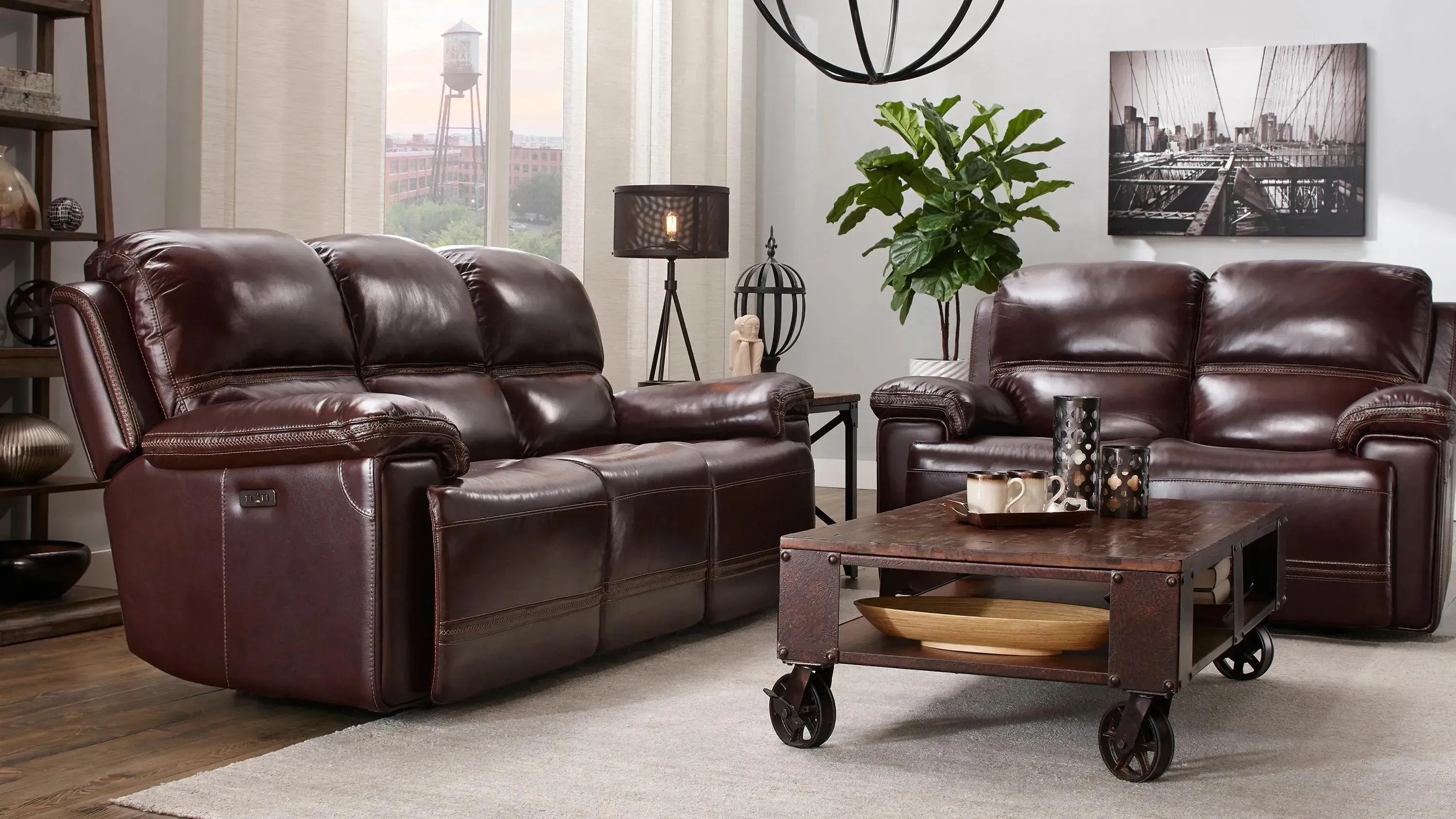 Raymour and flanigan reclining sofa and loveseat discount
