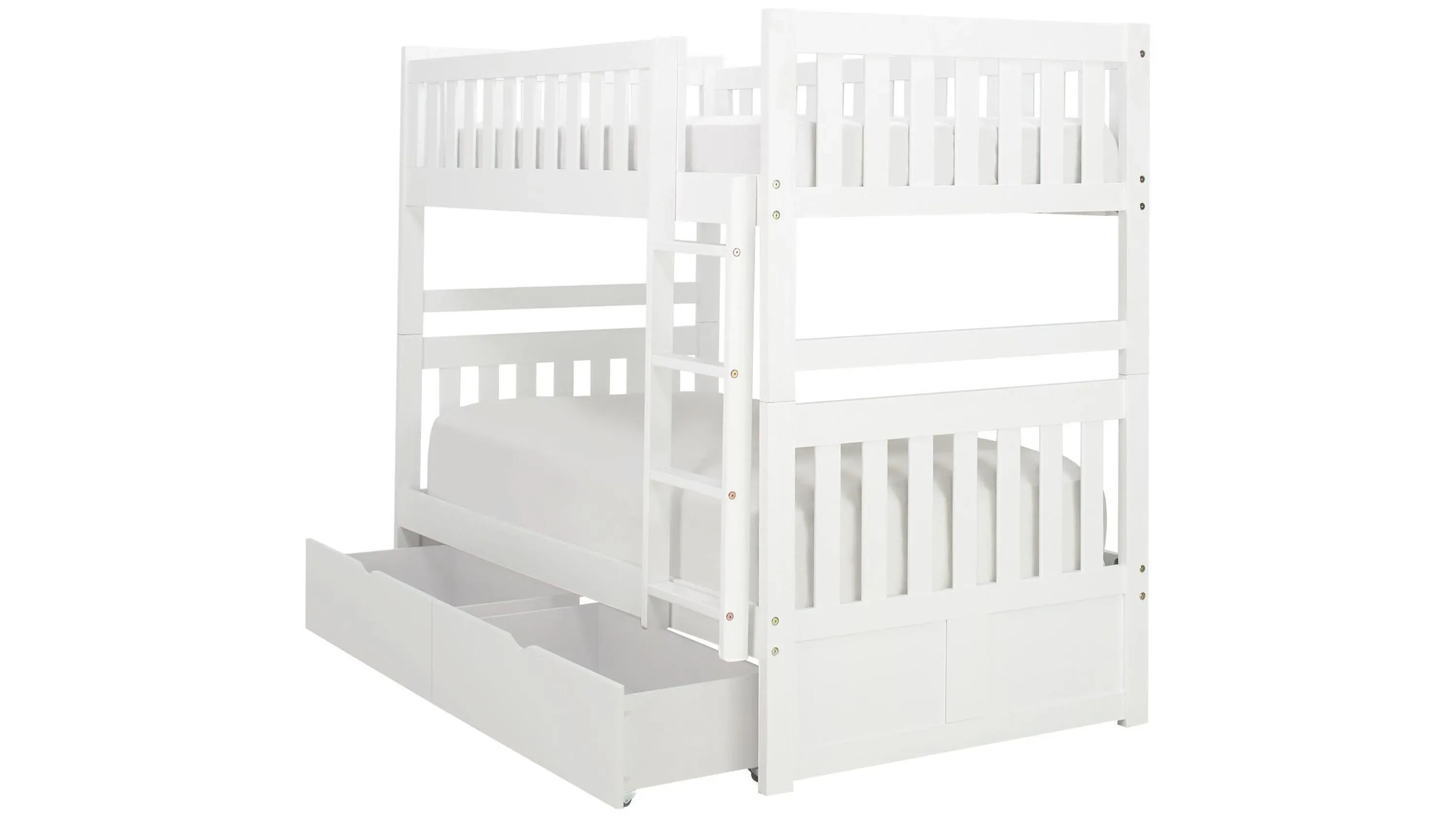 Belisar Twin-Over-Twin Storage Bunk Bed