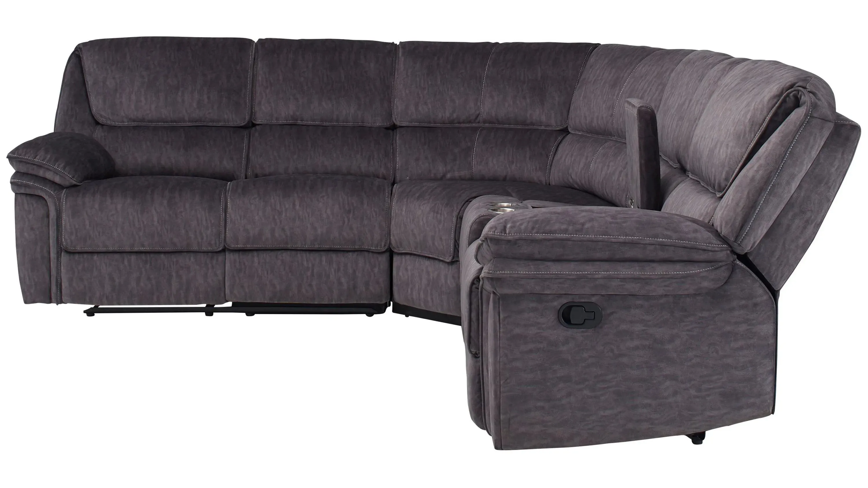 Portman microfiber reclining sofa discount