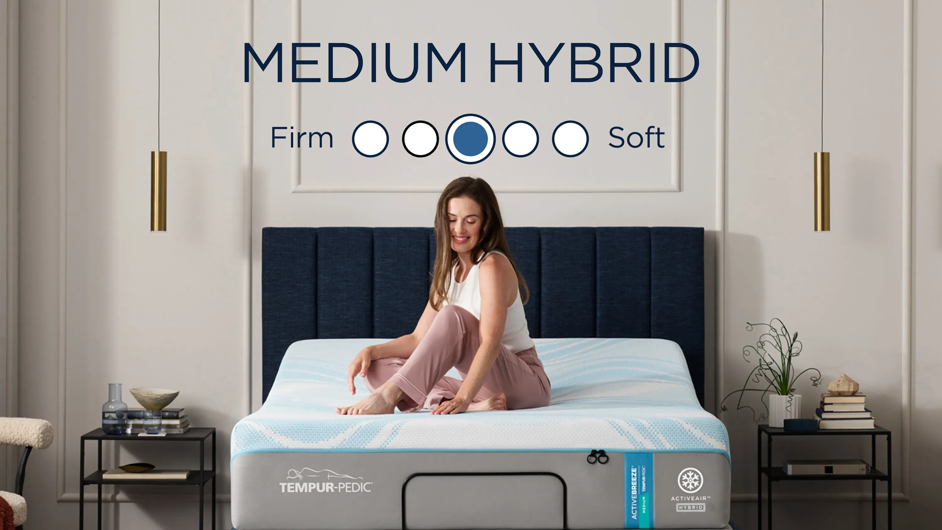 TEMPUR ActiveBreeze Medium Hybrid King