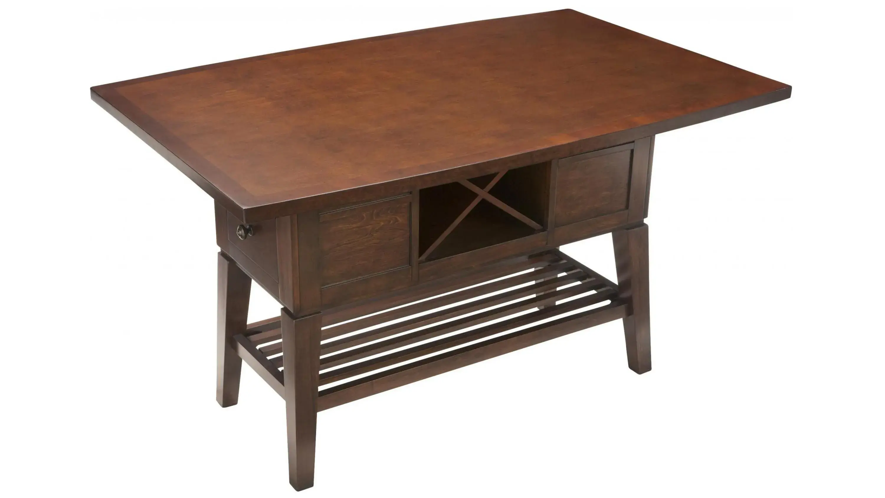 Danfield Counter-Height Dining Table w/ Wine Storage - Thumbnail 2