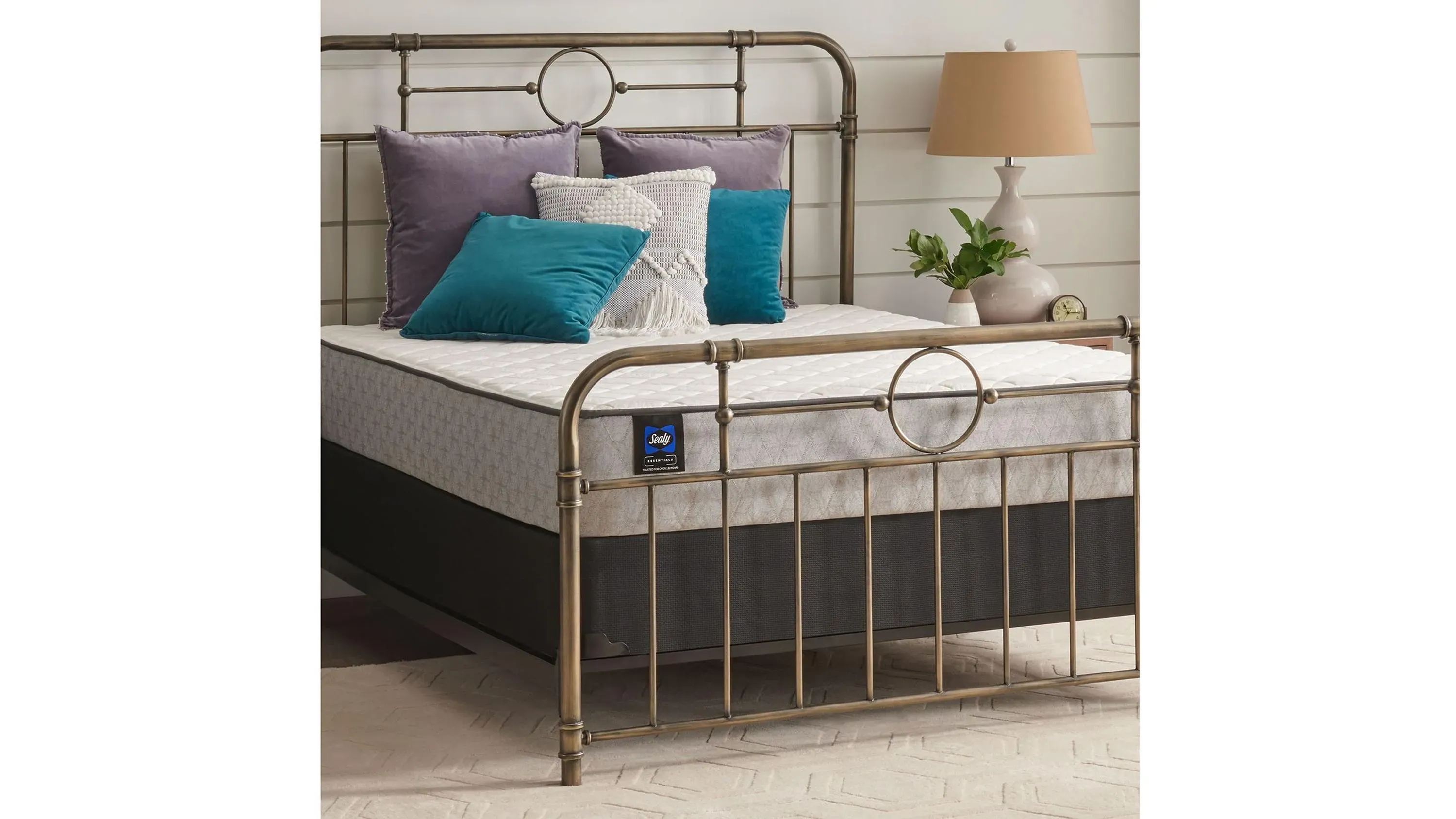 Sealy Essentials Autumn Ash Plush Mattress | Raymour & Flanigan