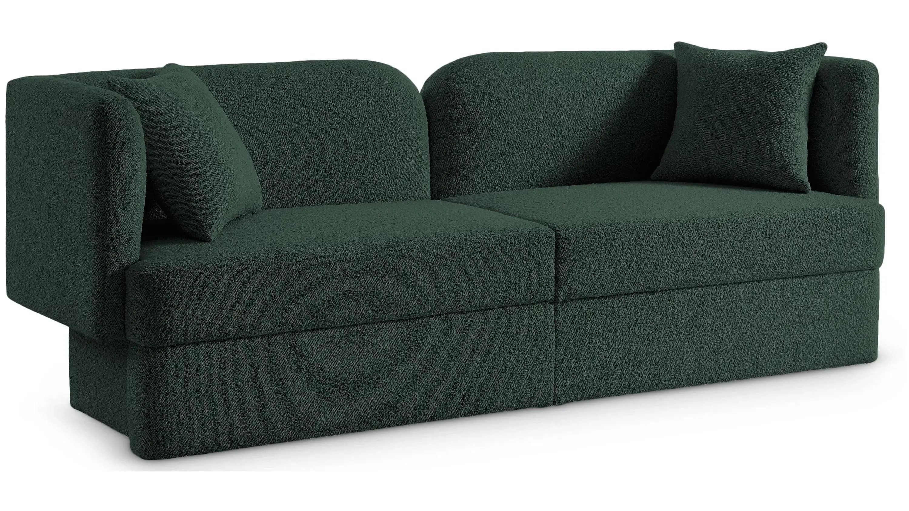 Marcel Boucle Fabric Sofa - Thumbnail 3