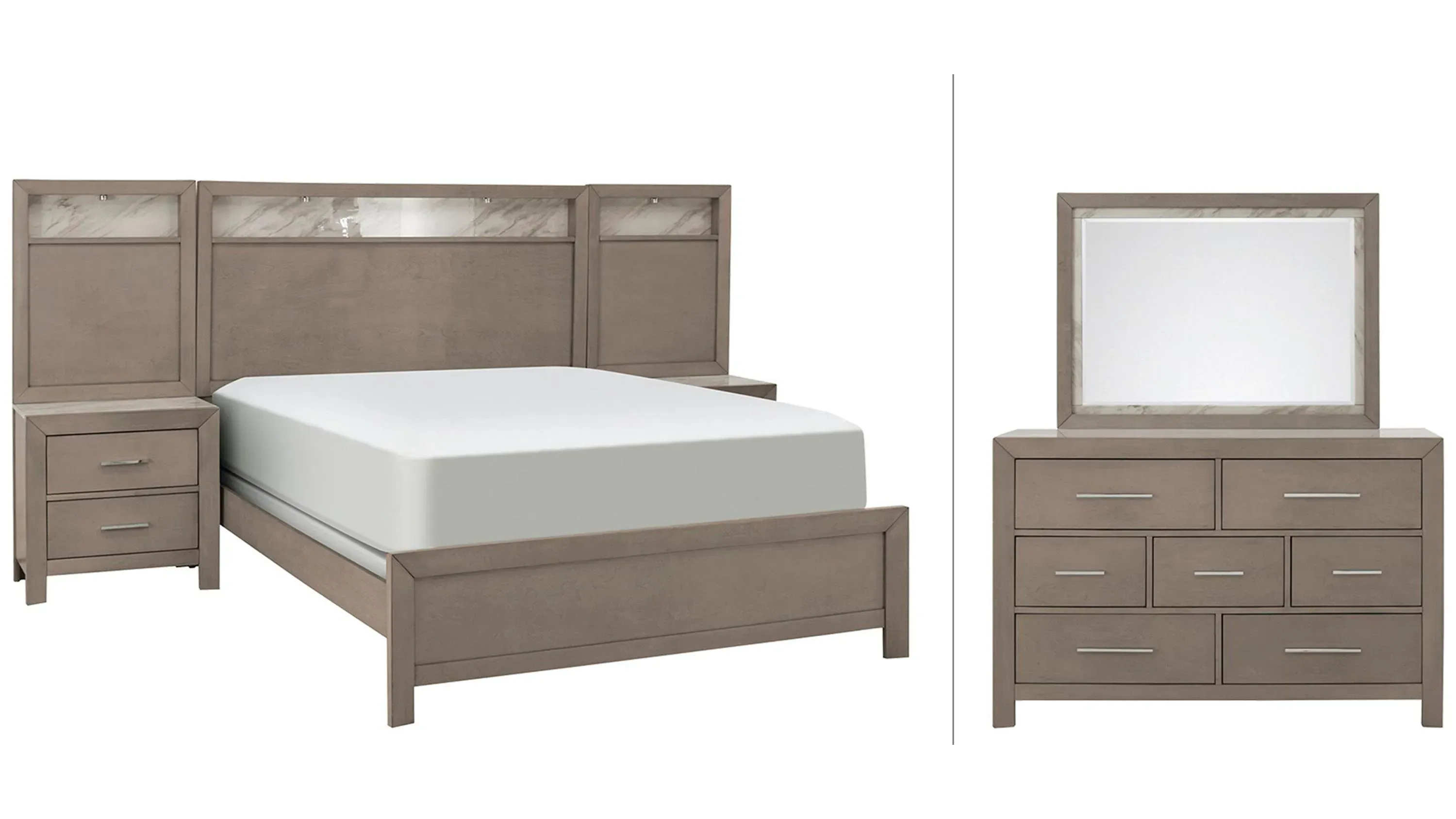 Armory 7-pc.  Wall Bed Bedroom Set