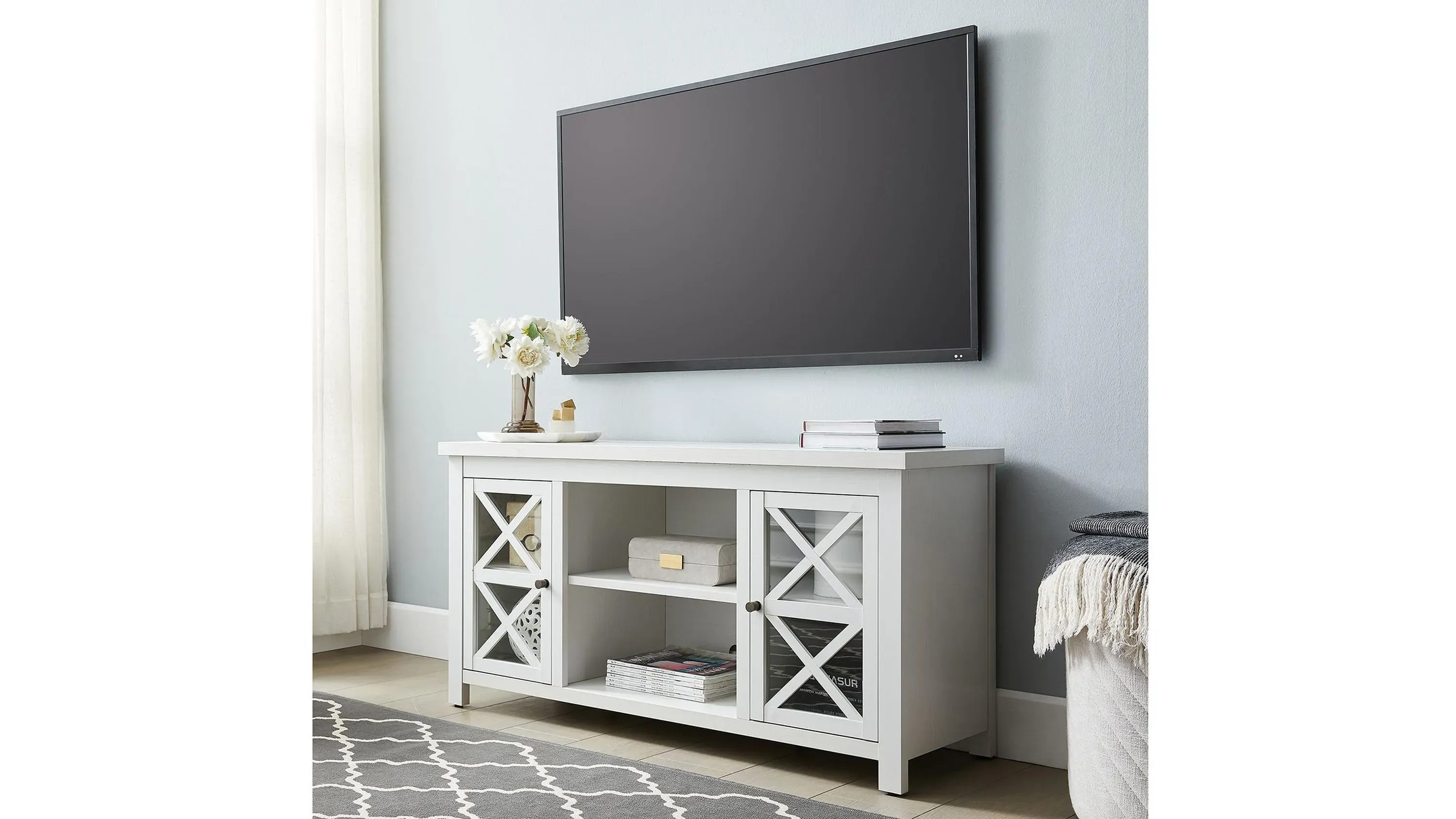 Eve Culture 12T ホワイト XL Eve TV Stand | Raymour & Flanigan