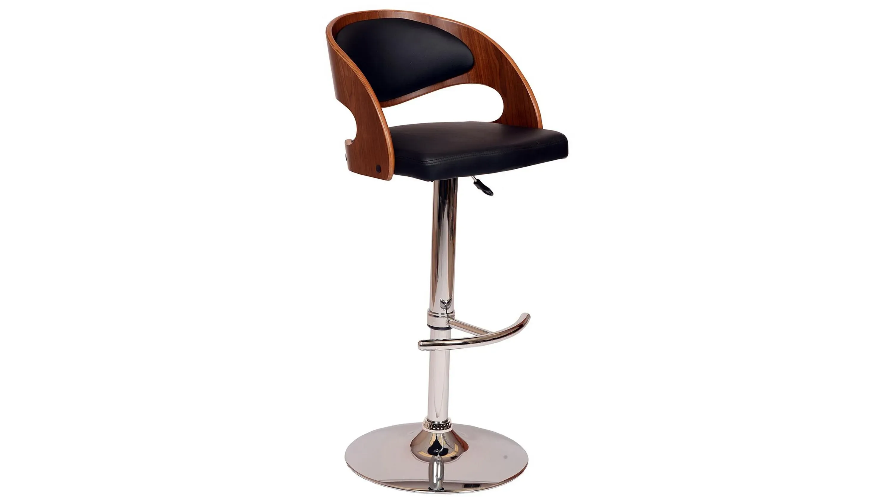 Malibu Adjustable-Height Swivel Bar Stool | Raymour & Flanigan
