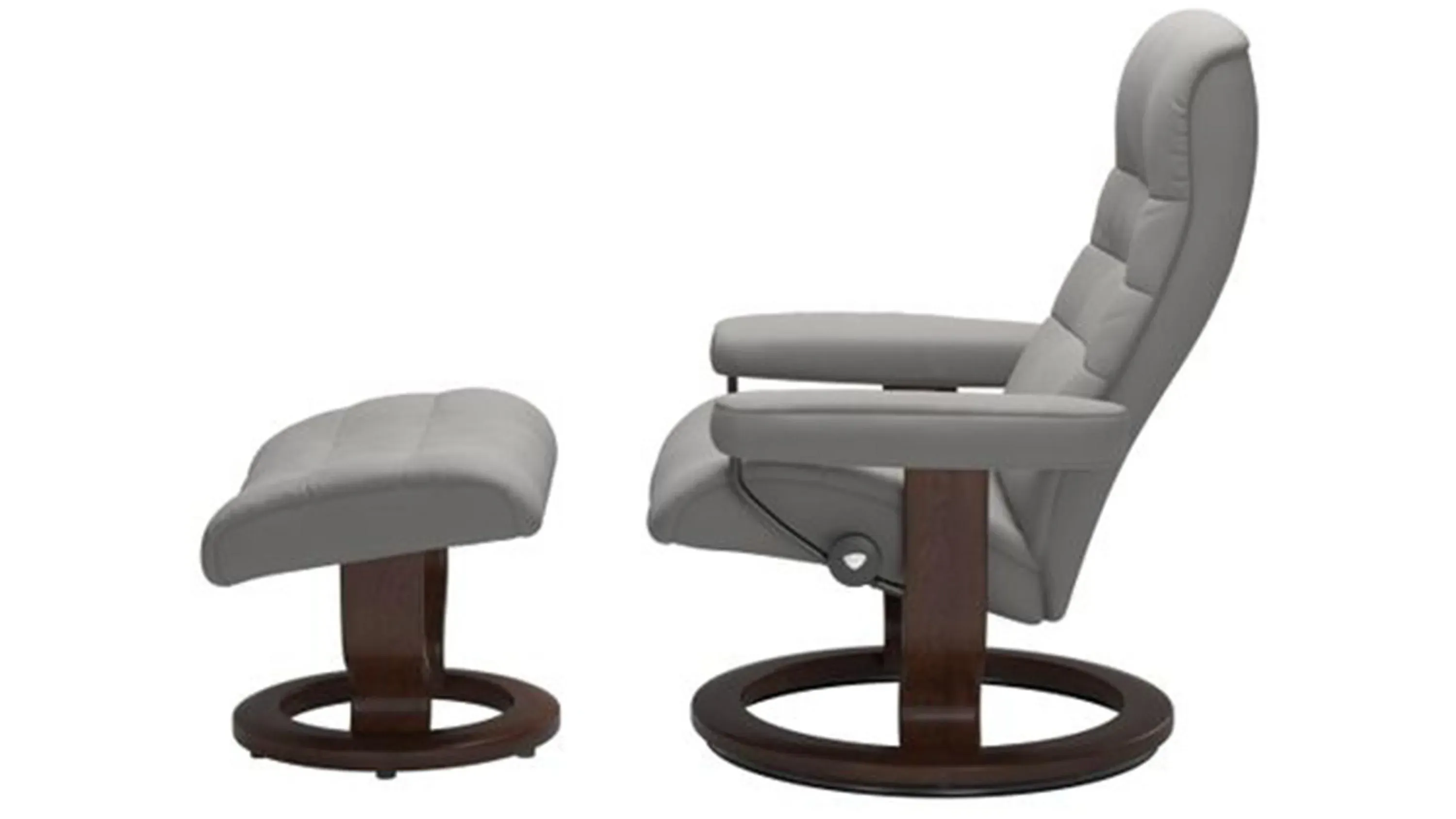 Stressless Opal Large Classic Reclining Chair and Ottoman