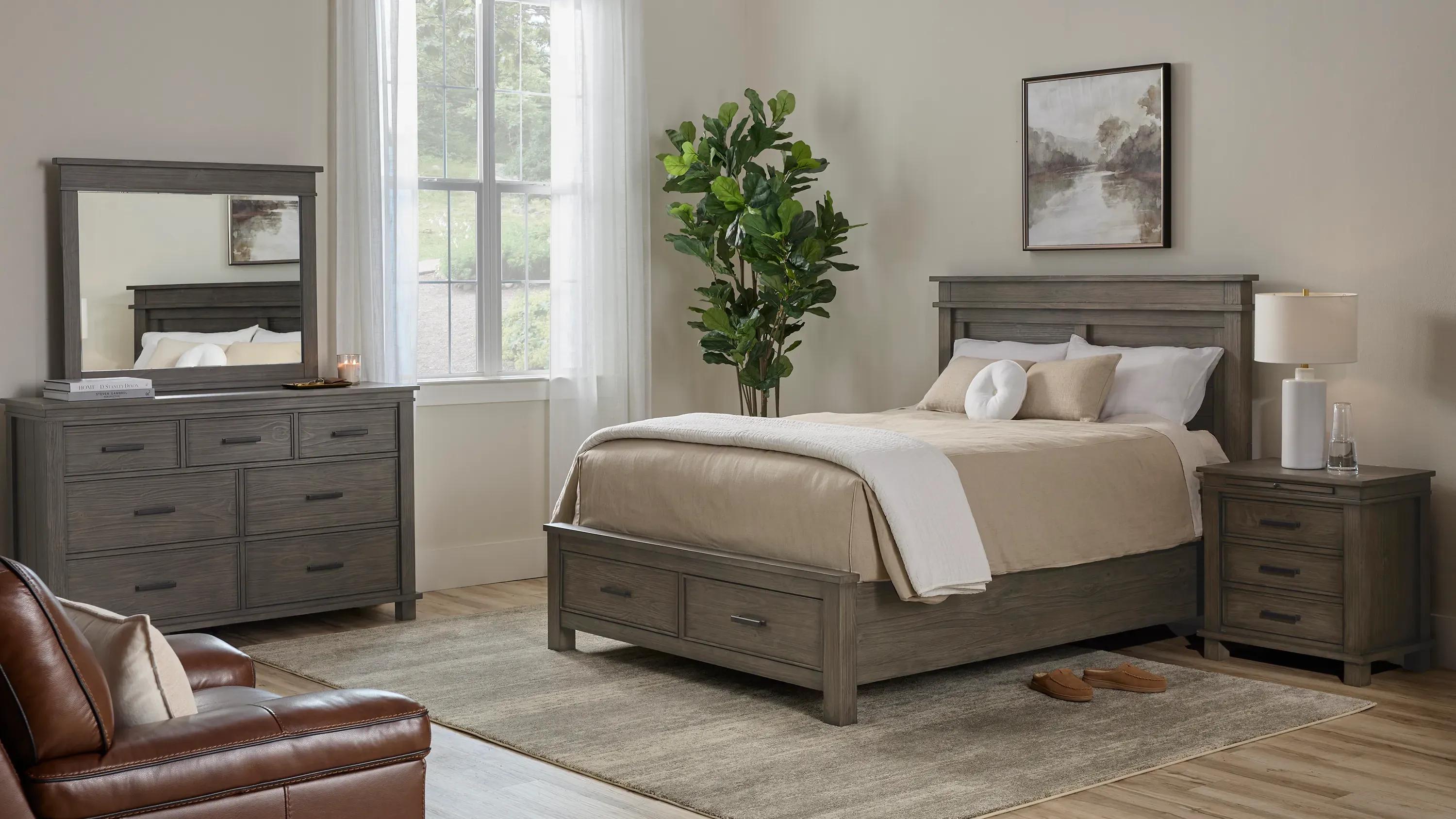 Hempstead Platform Storage Bed