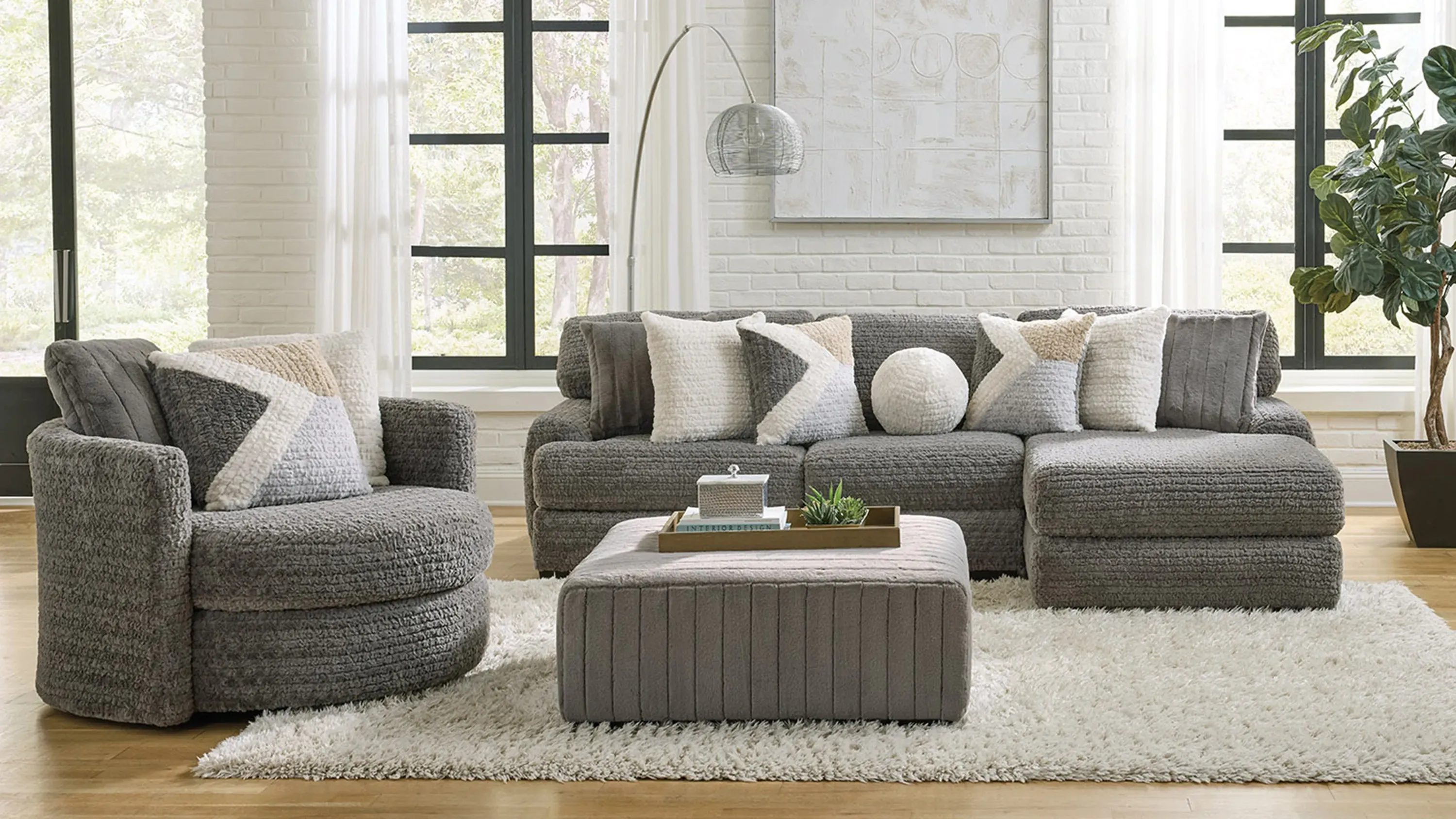 Doodle 2-pc. Sectional | Raymour & Flanigan