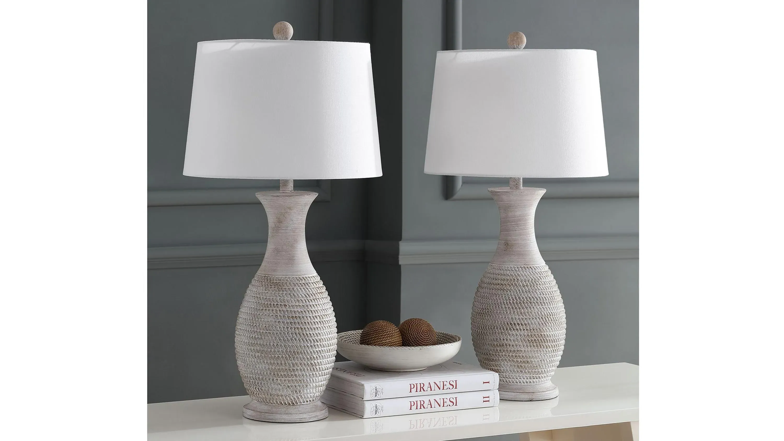 Kelesie Table Lamp Set | Raymour & Flanigan