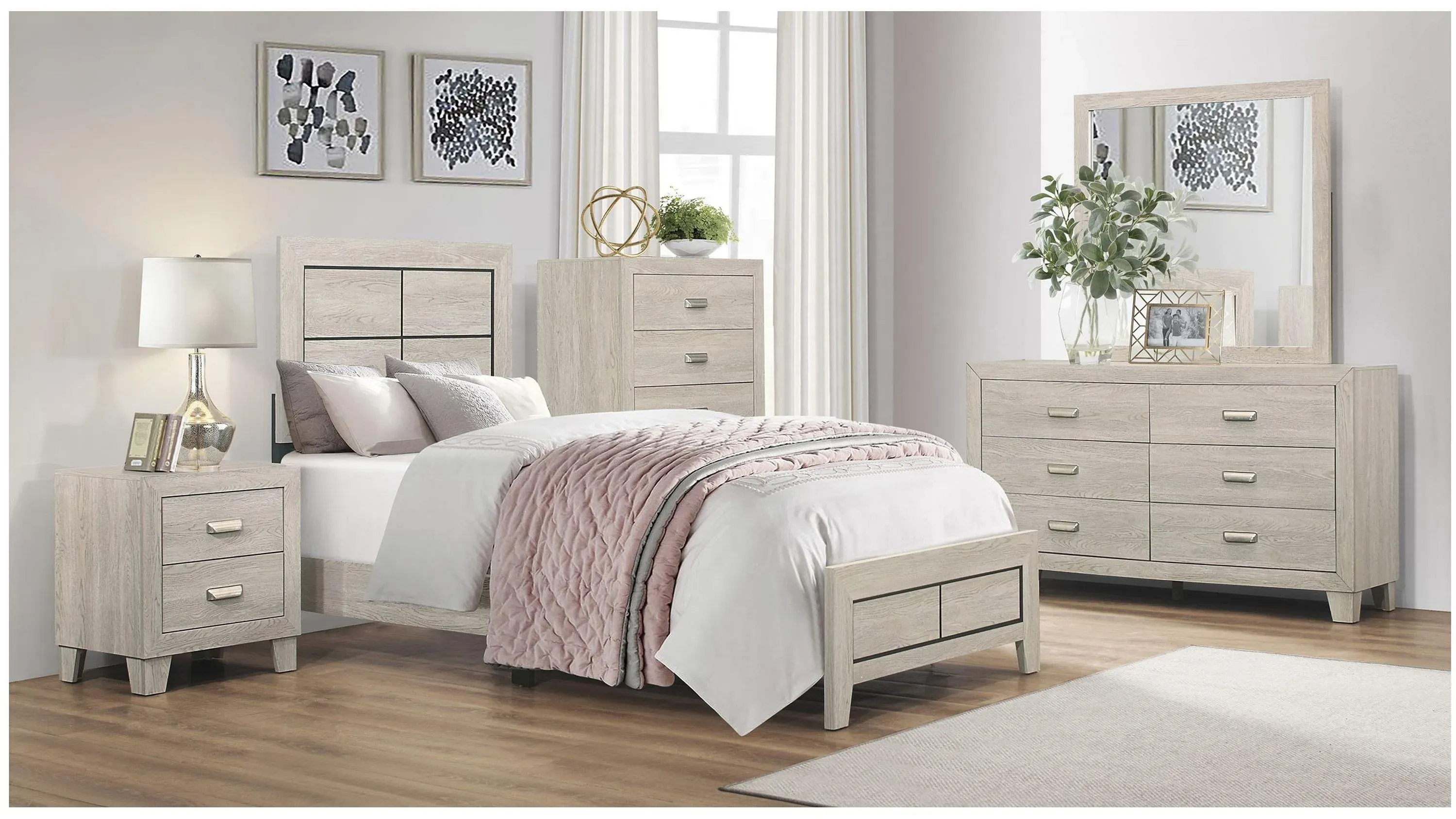 Loudon 6 Drawer Dresser With Mirror