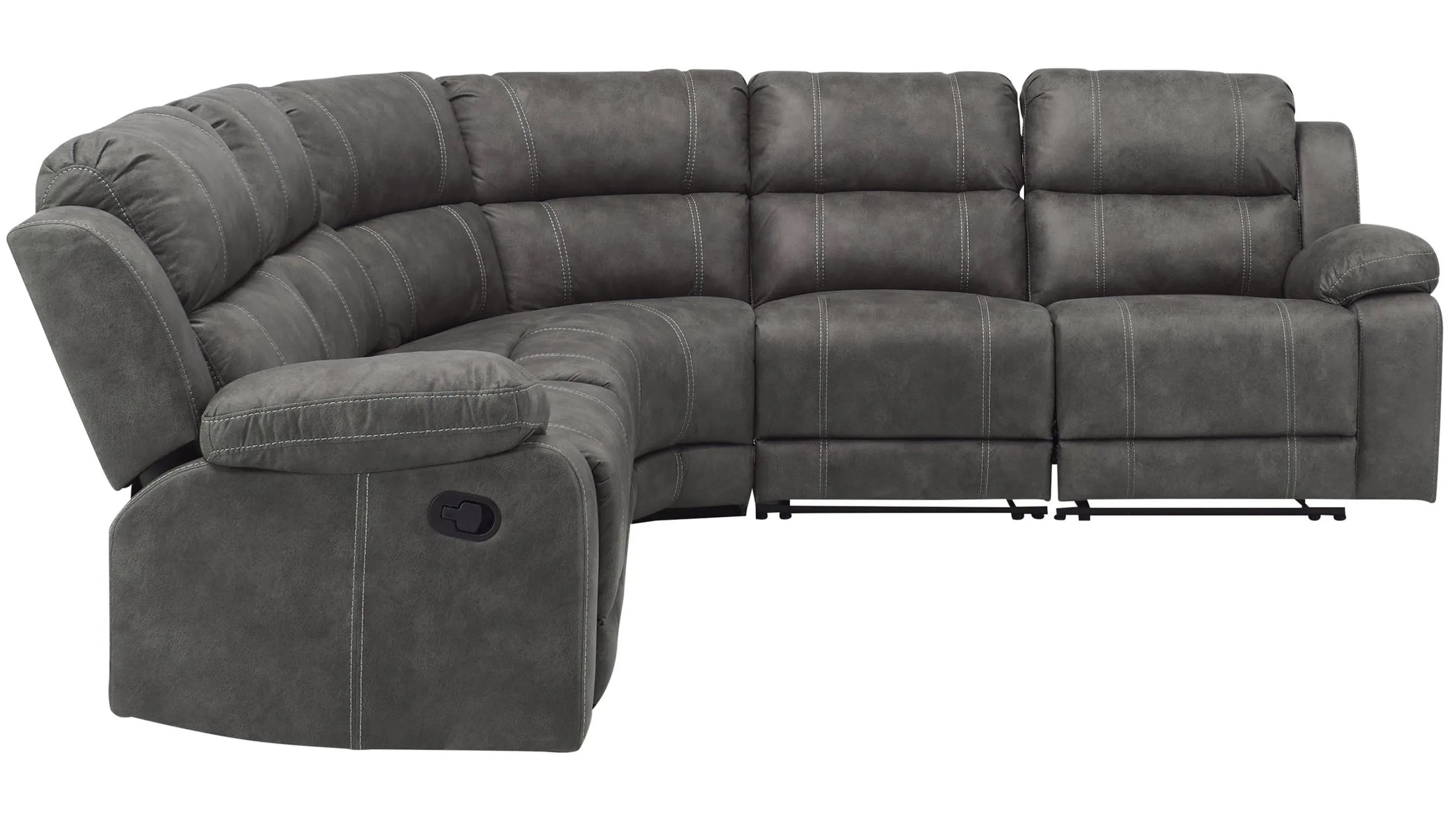 Kerridon Microfiber 5-pc. Reclining Sectional