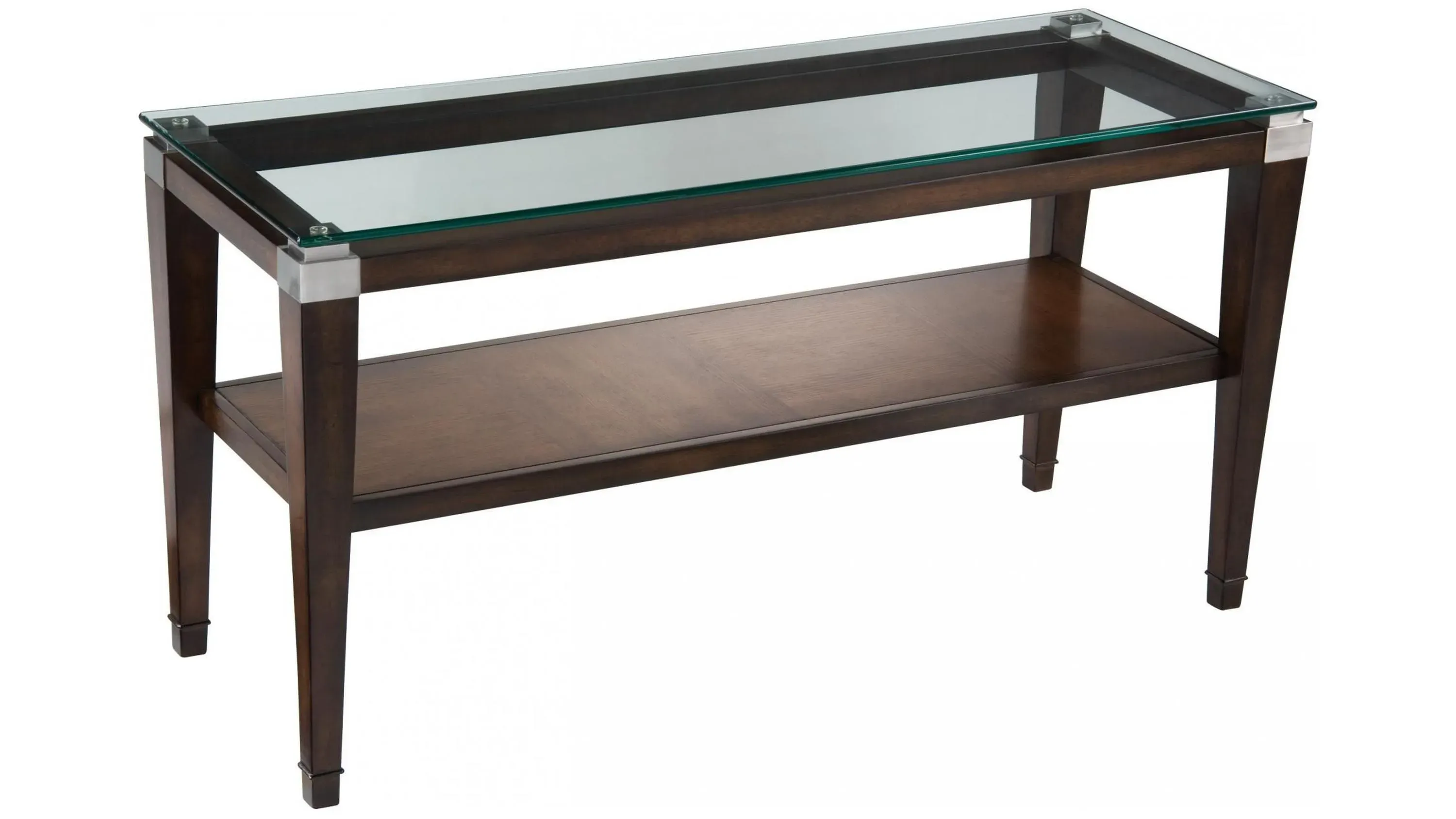 Dunhill Rectangular Glass Console Table