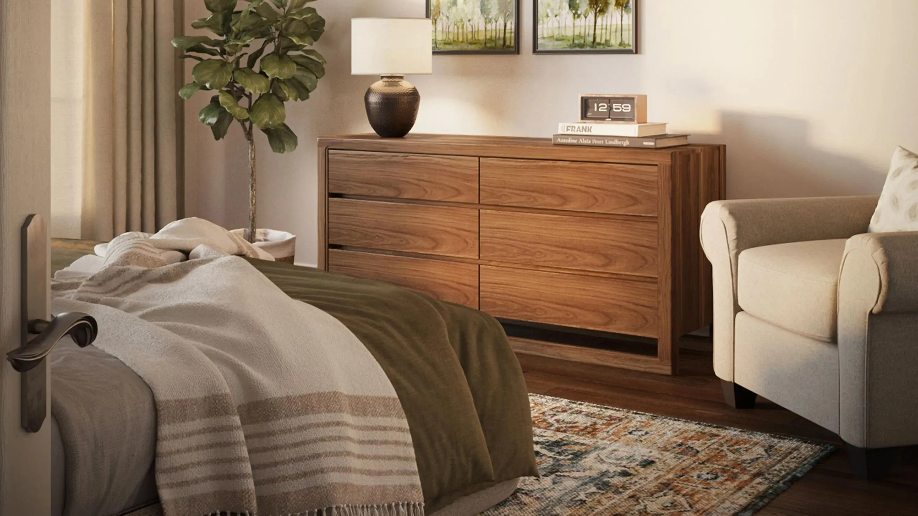 Aversa Bedroom Dresser | Raymour & Flanigan