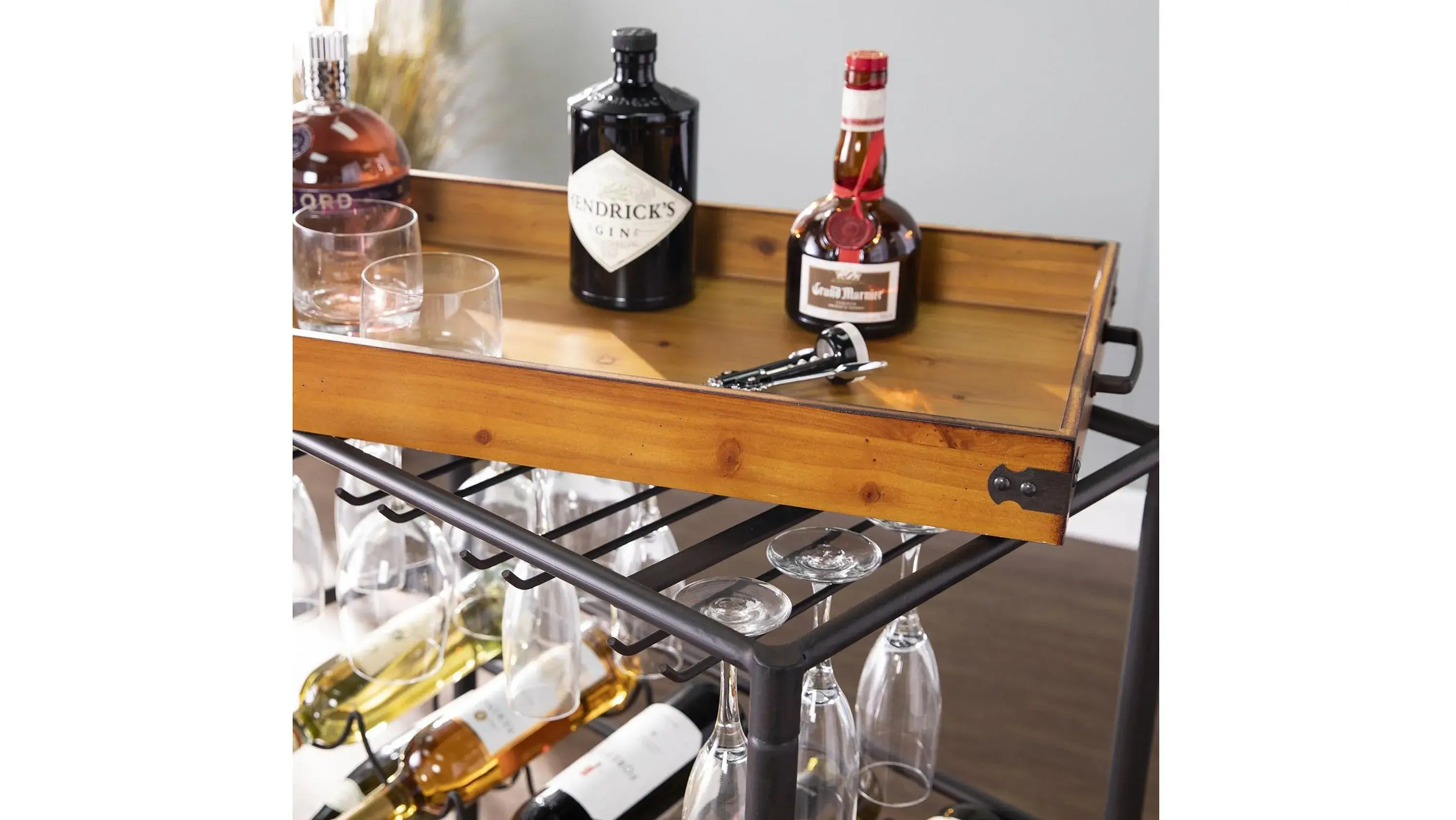 Boston Bar Cart - Thumbnail 3