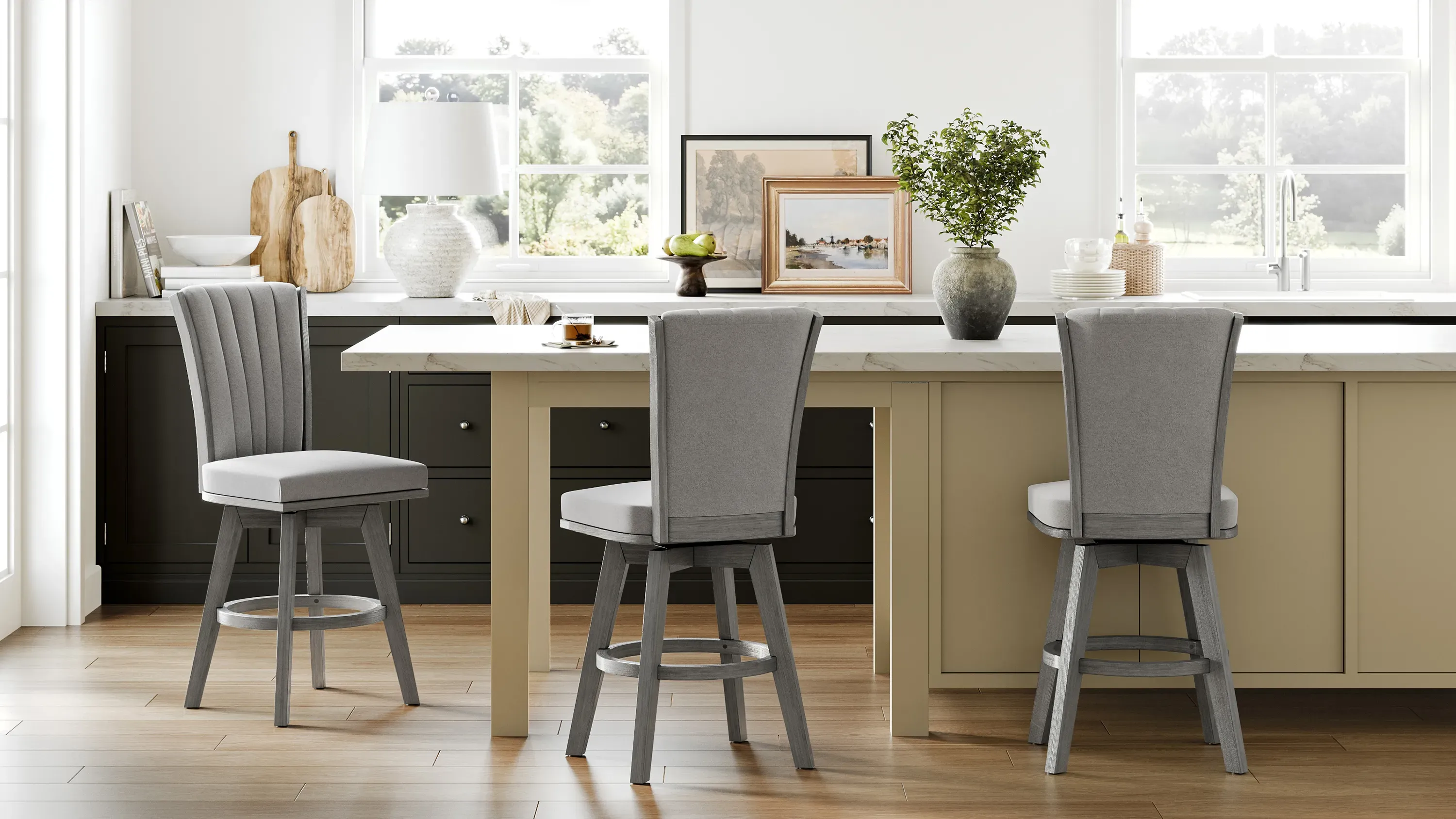 Maximus Counter-Height Swivel Stool