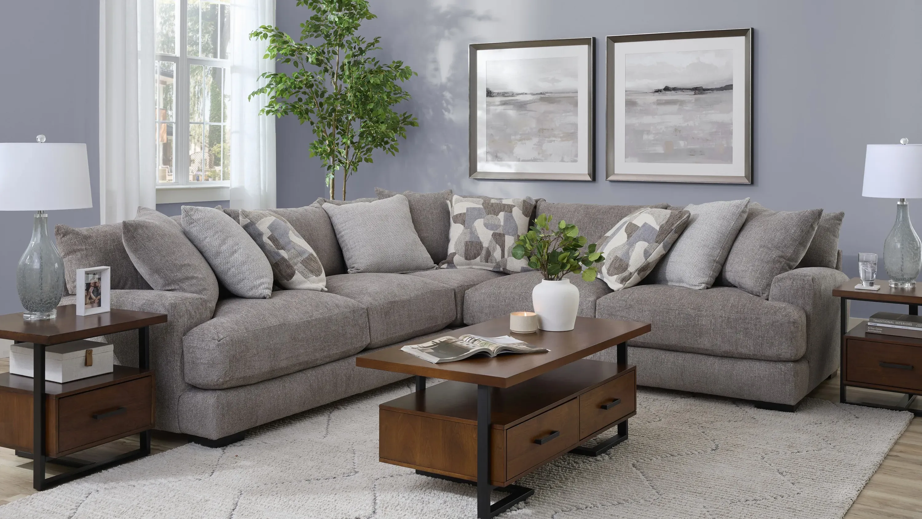 Carter Corner Seat | Raymour & Flanigan