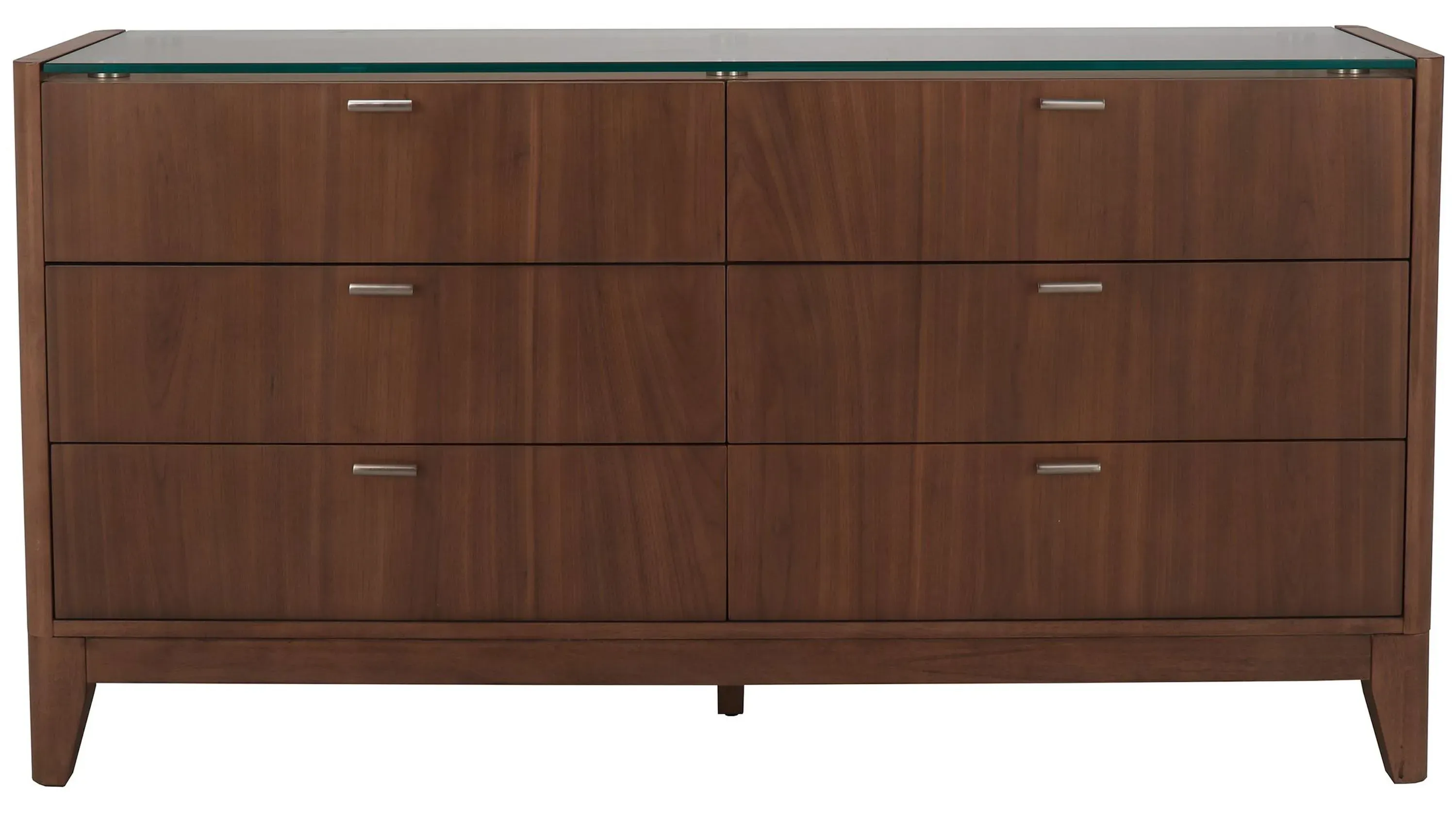 white christmas dresses Glass Top 4 Drawer Dresser | Ethnicraft Spindle main image 0