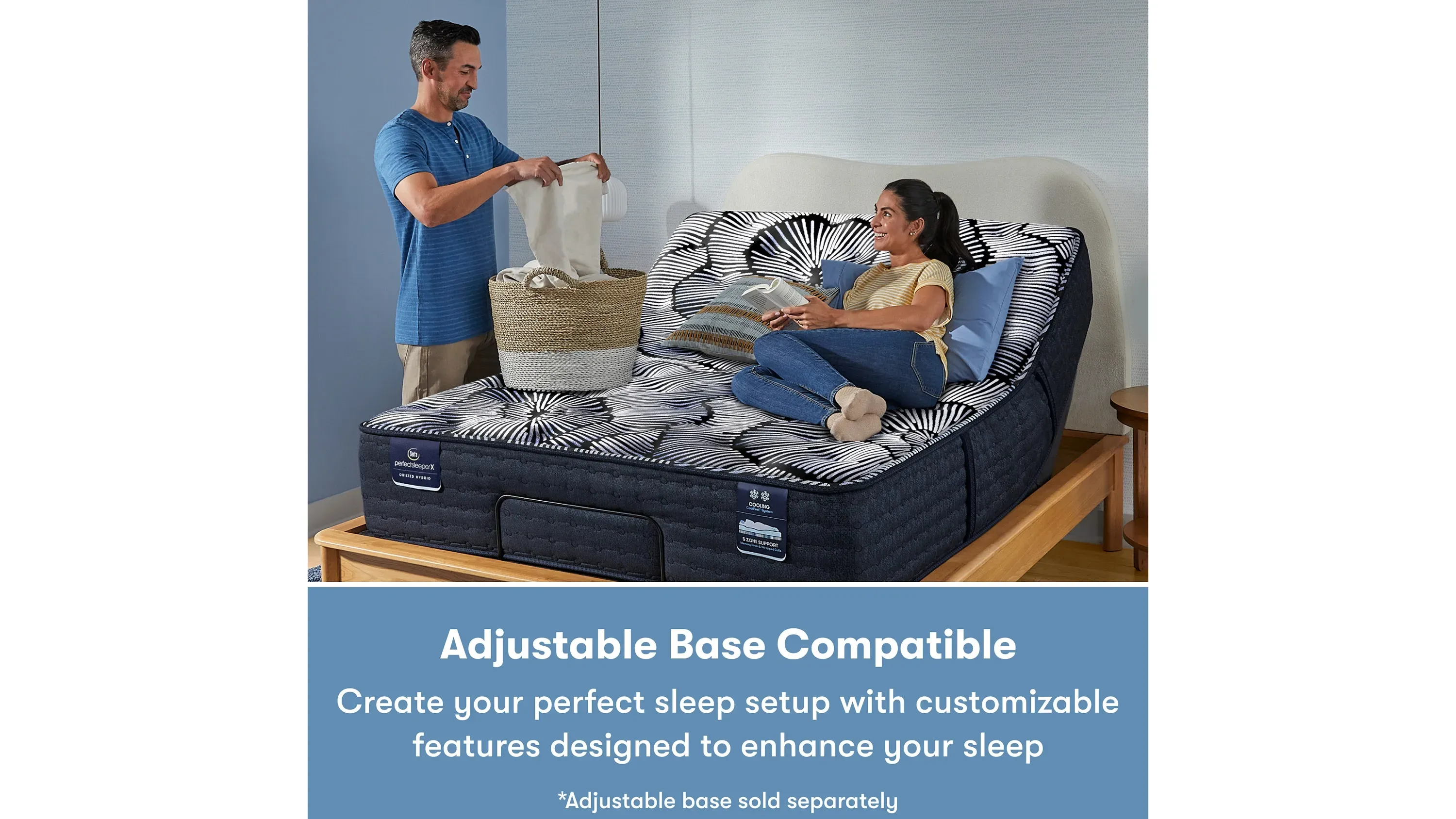 Serta Perfect Sleeper x Lexton 14.25 Hybrid Medium Pillow Top Mattress Queen
