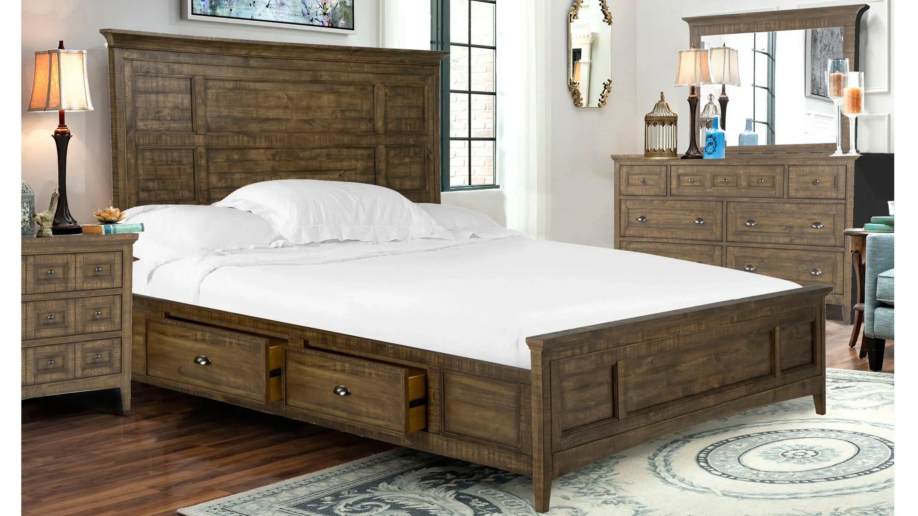 Ivy Ridge 4-pc. Platform Storage Bedroom Set - Thumbnail 2