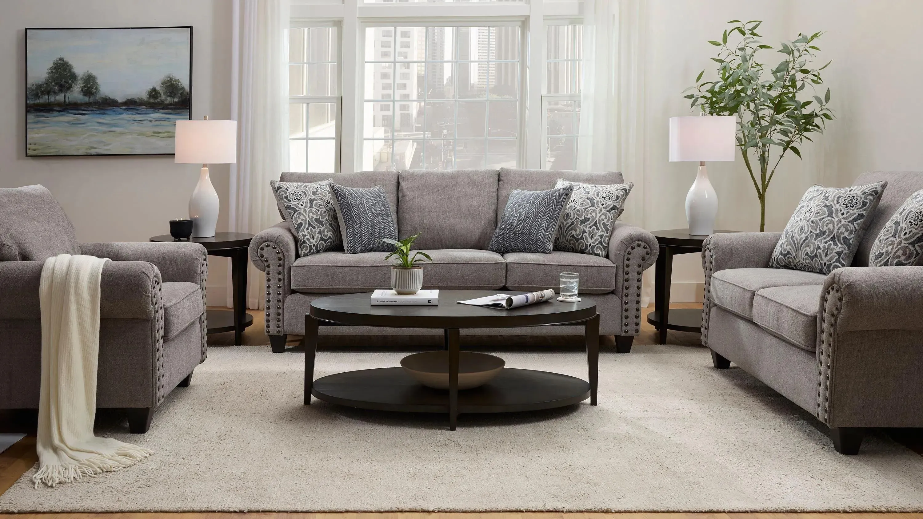 Crandall 2 pc. Sofa and Loveseat Raymour Flanigan