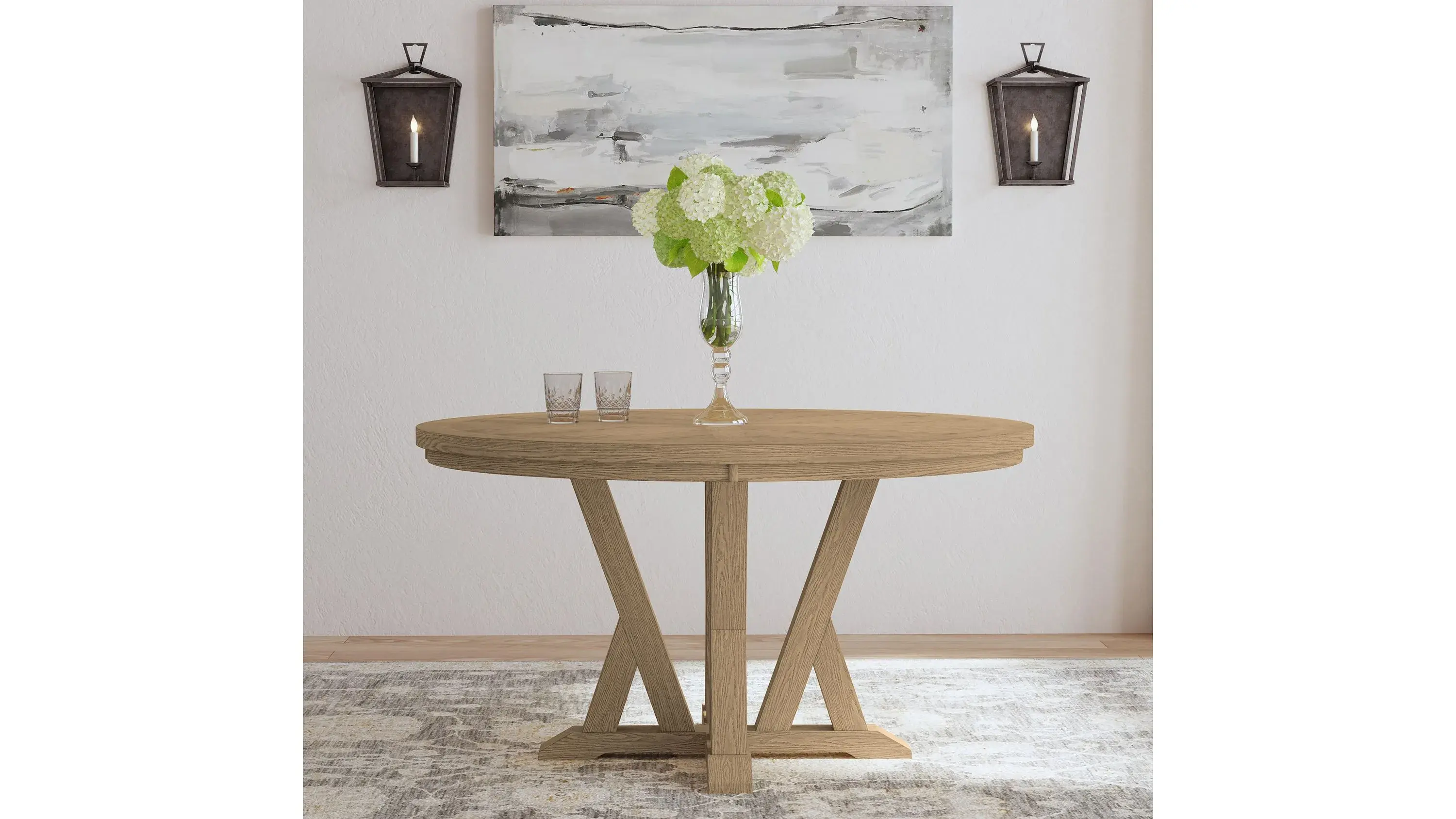 Lattice Round Dining Table - Thumbnail 3