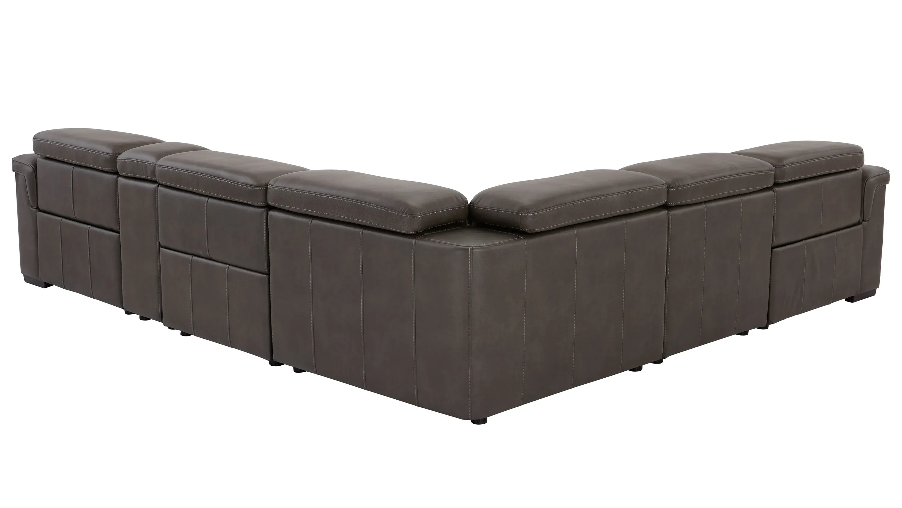 Orion 6-pc. Dual Power Media Sectional | Raymour & Flanigan