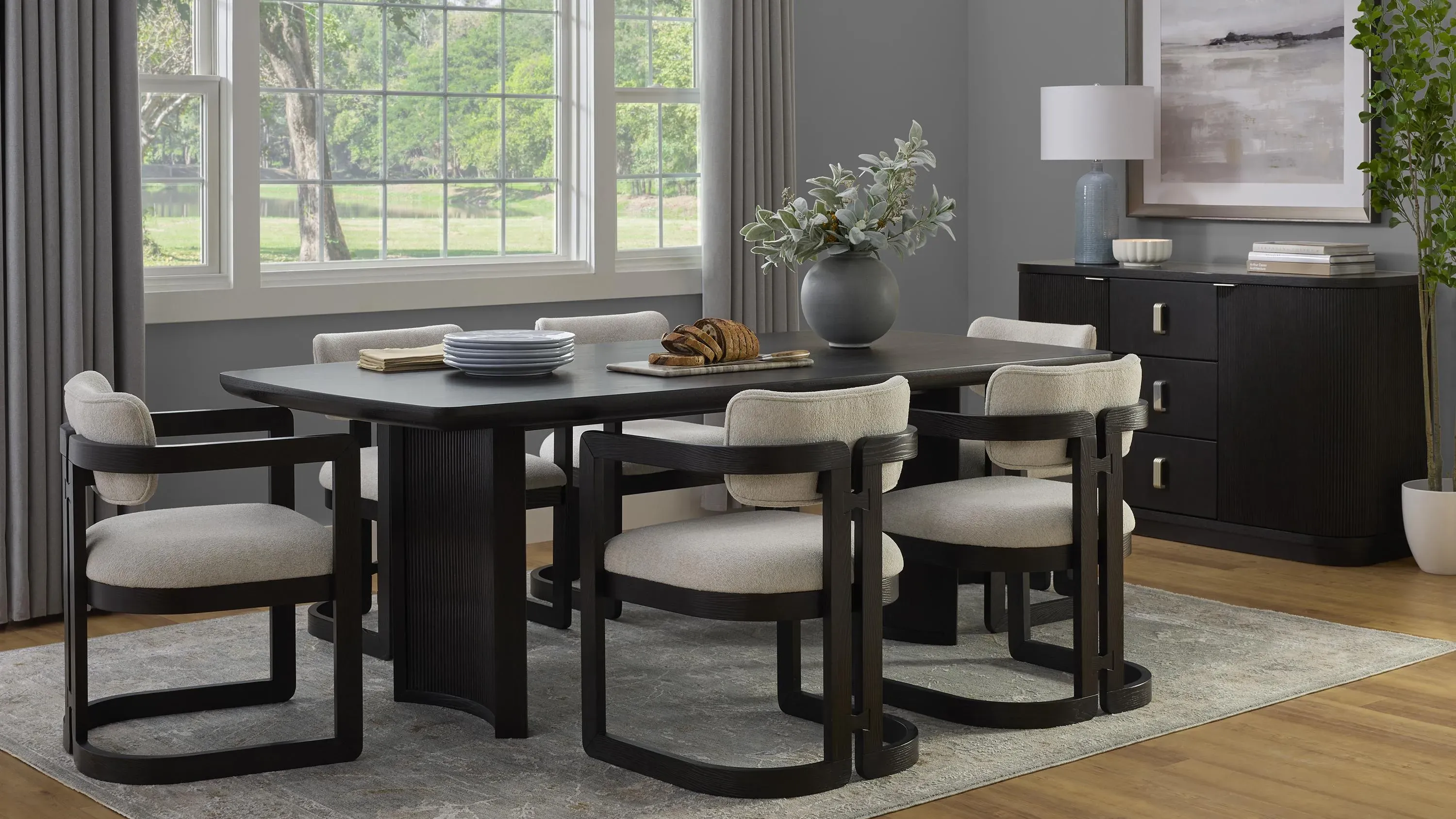 ロアバハムート　A1 Hawthorne 7-pc. Dining Set | Raymour & Flanigan