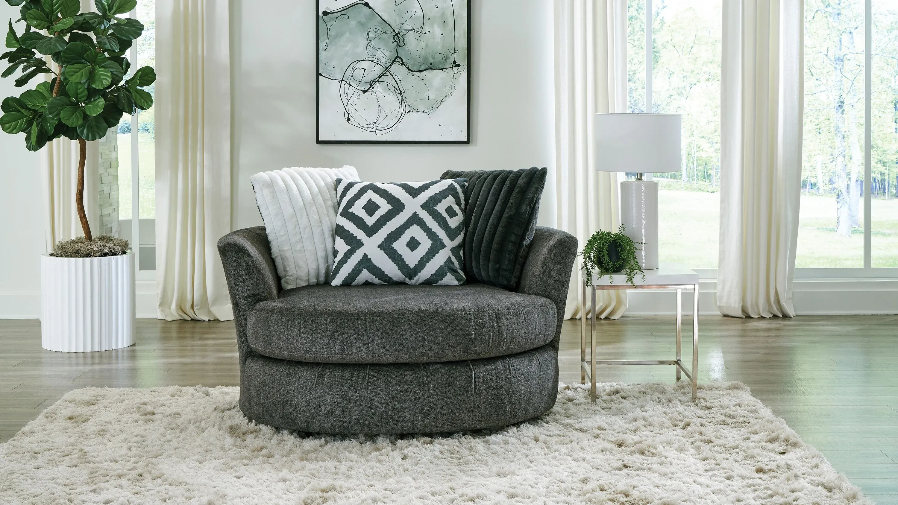 椅子 morimountain Mondo Swivel Chair | Raymour & Flanigan