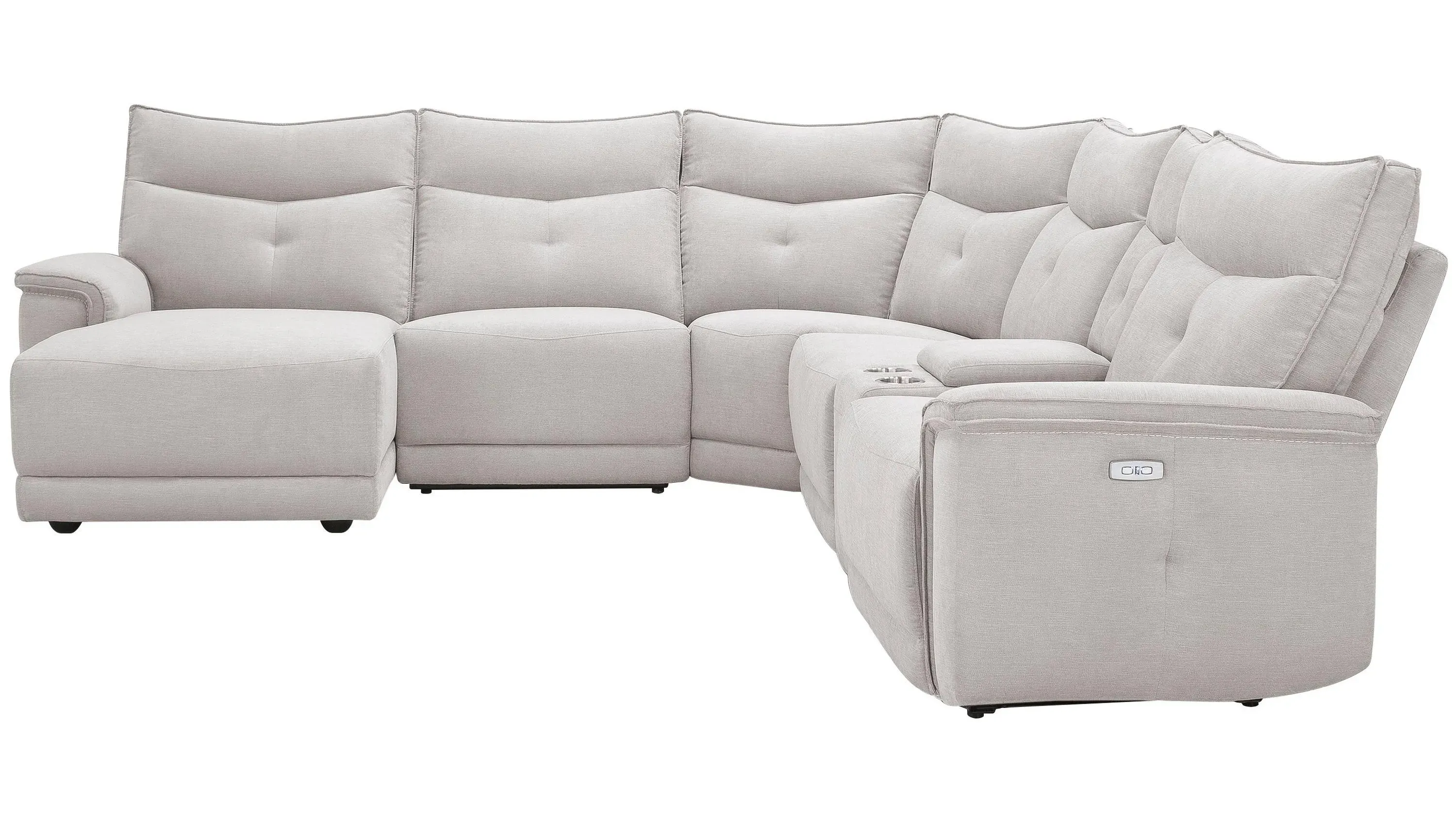 Graceland 6-pc. Sectional Sofa w/Power Headrests