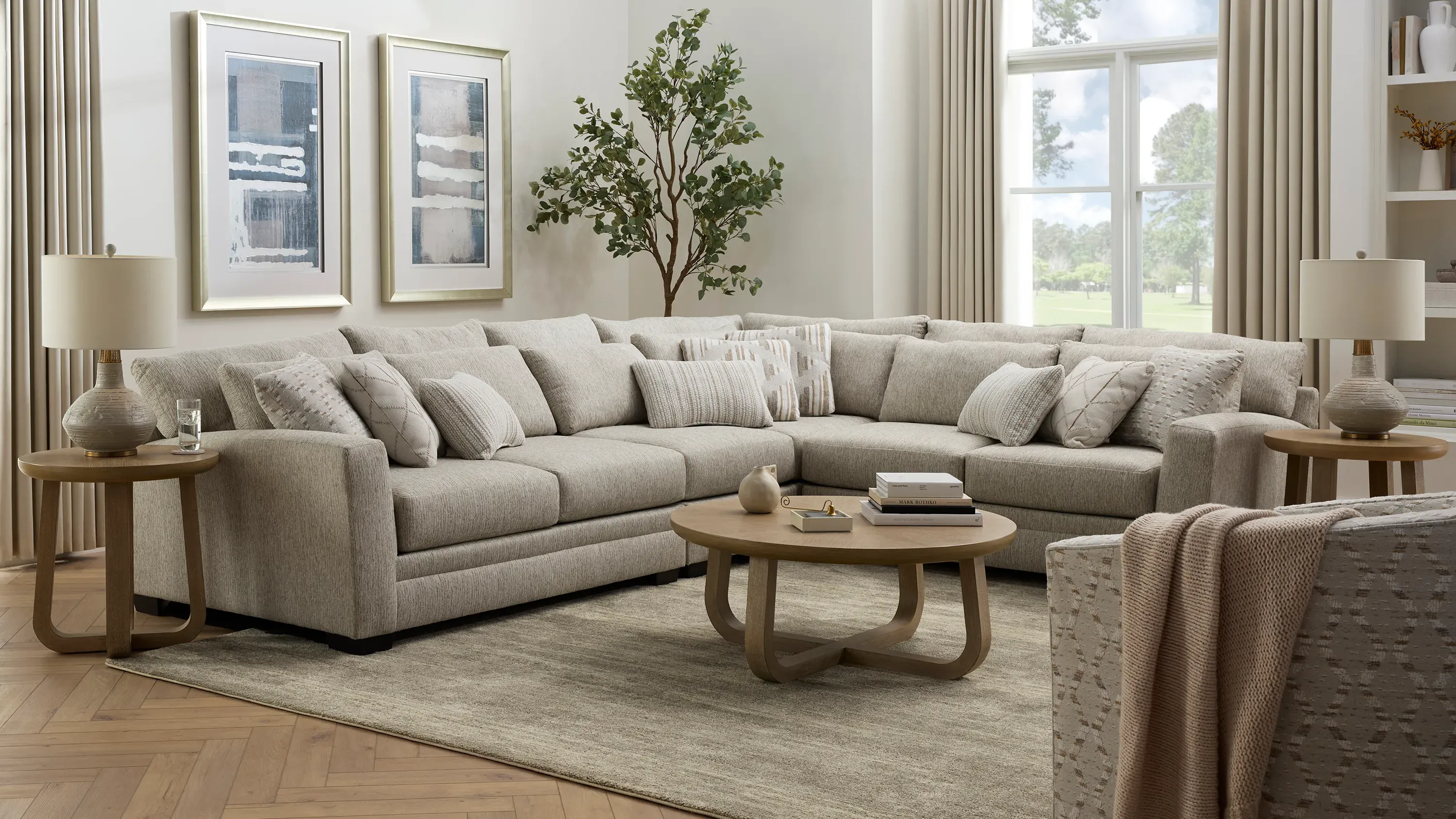 Easton Left Arm Facing Loveseat | Raymour & Flanigan