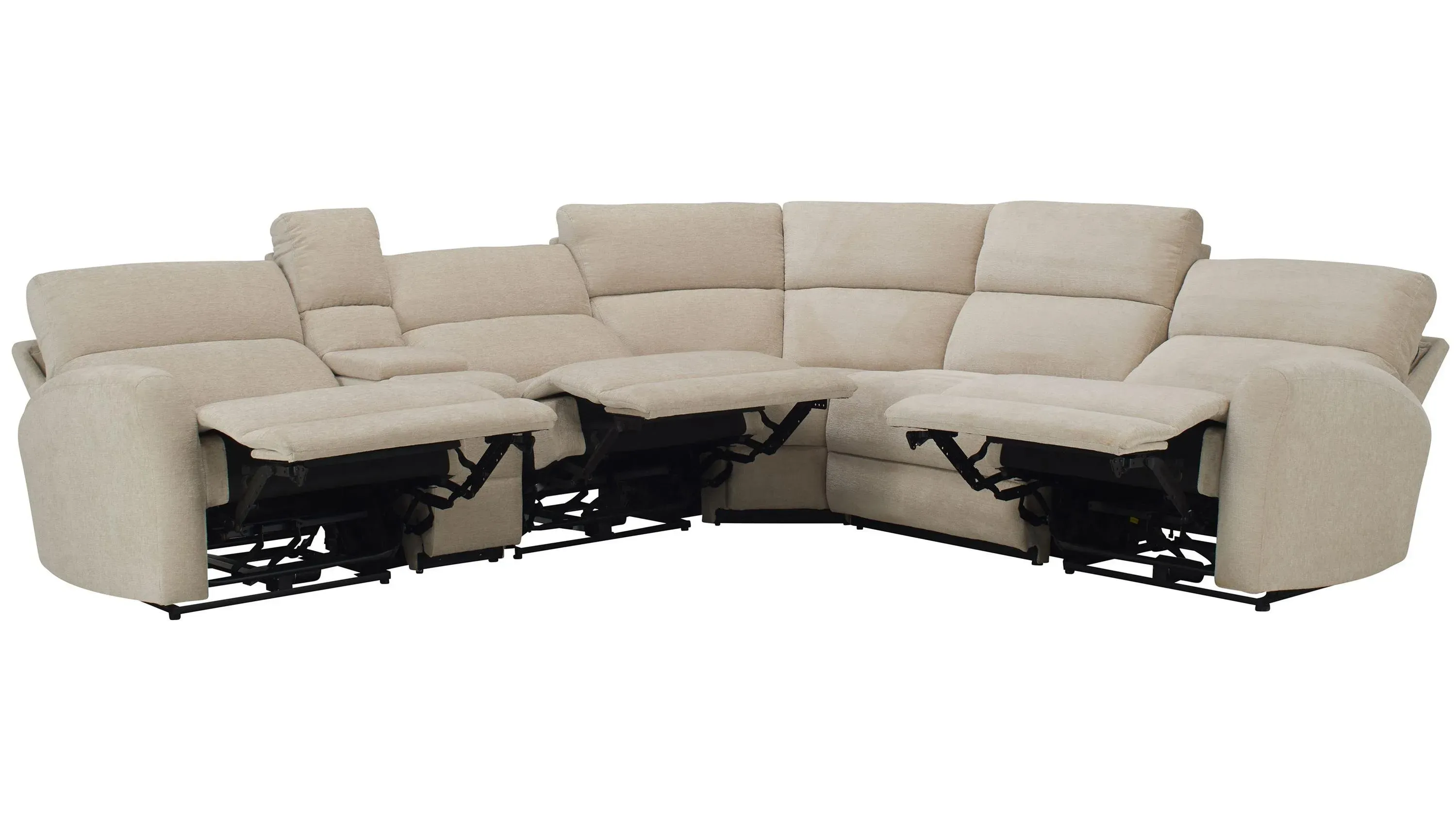 Fletcher 6-pc. Power Sectional w/ Power Headrests | Raymour
