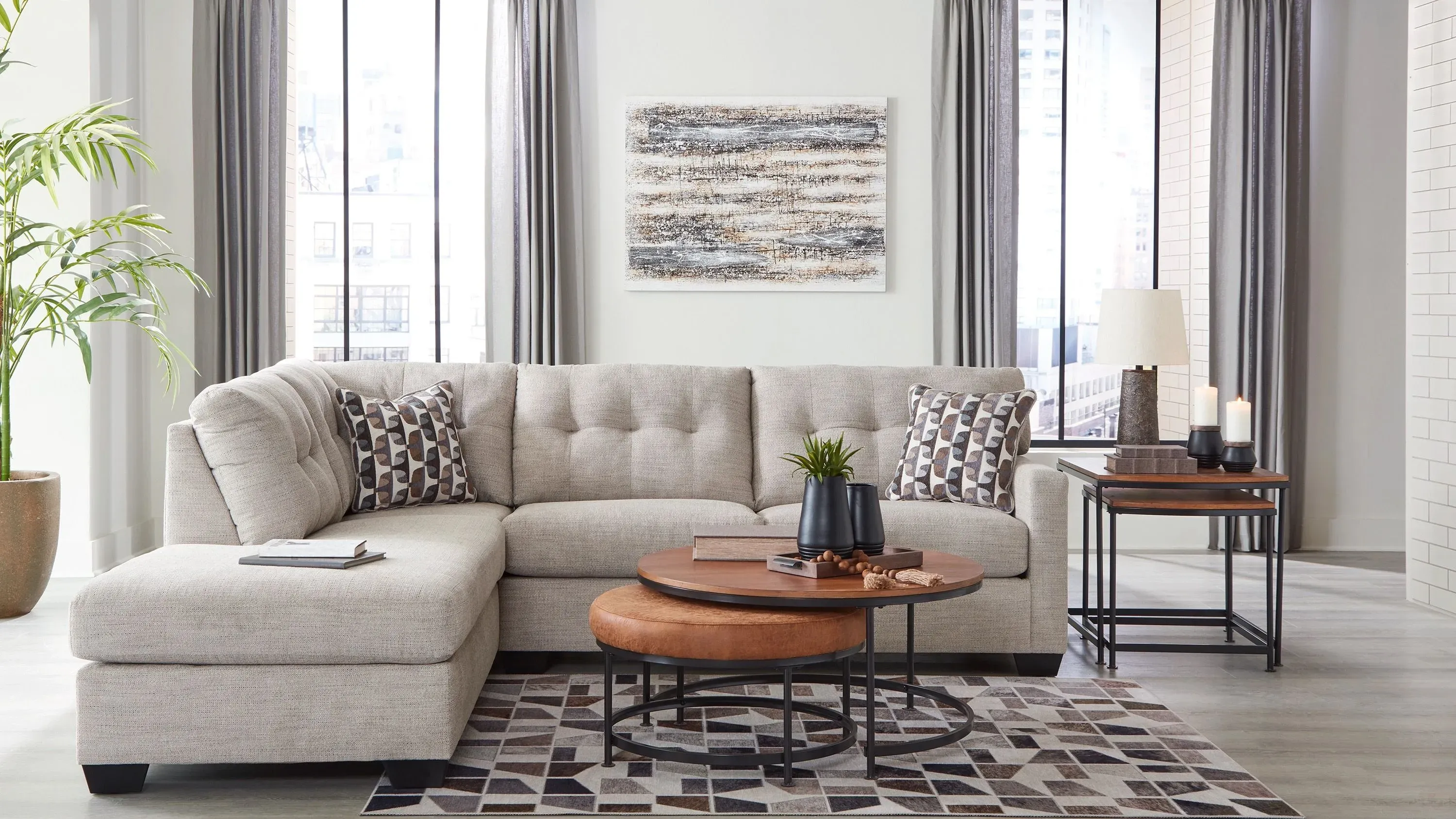 Mahoney 2-pc. Sectional with Chaise