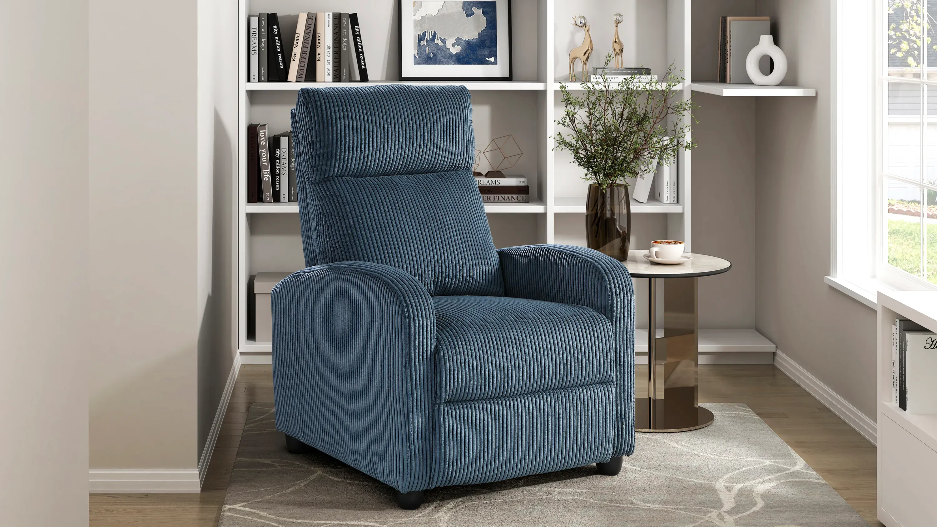 Annaliese Push Back Reclining Chair | Raymour & Flanigan