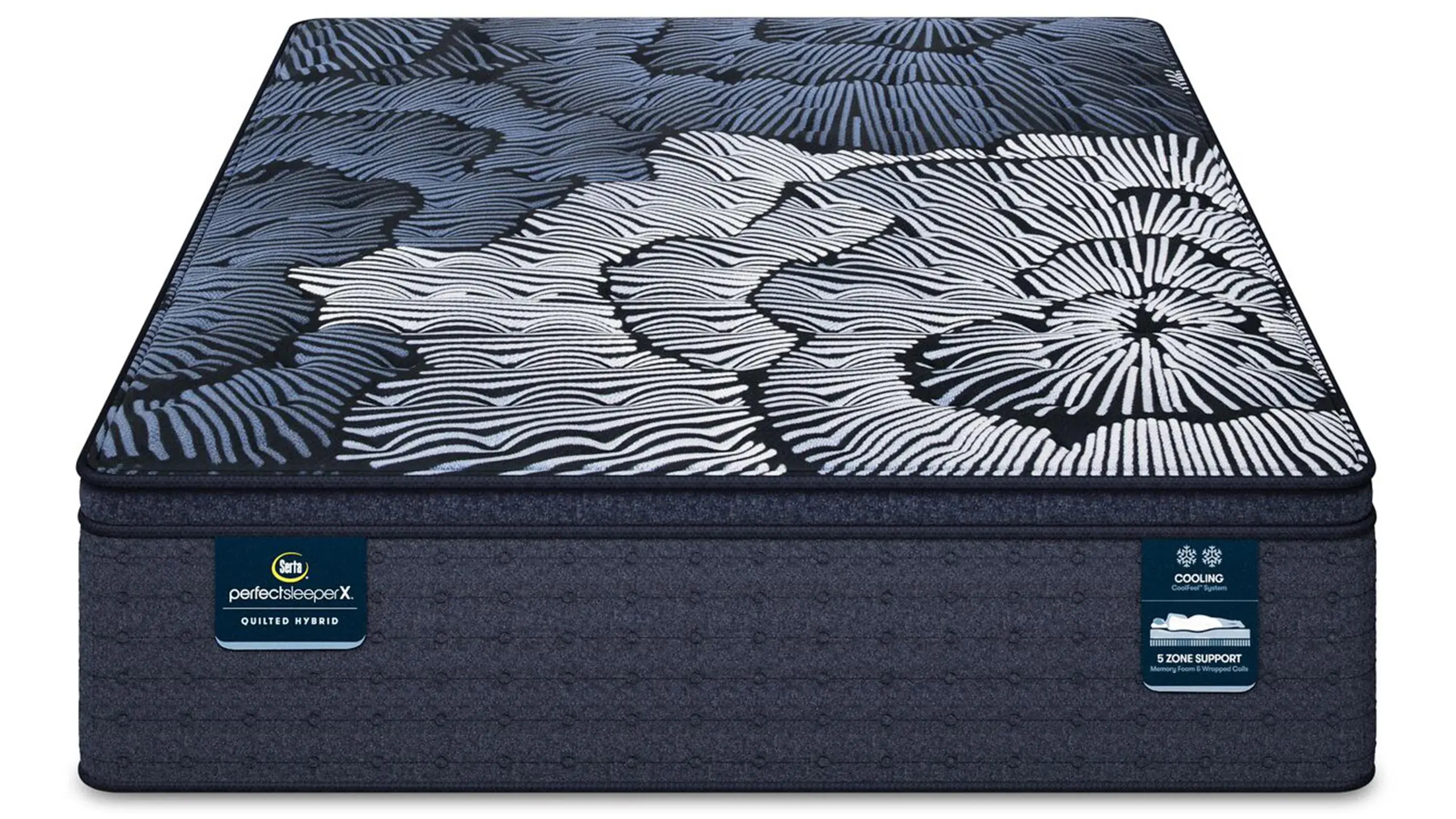 Serta Perfect Sleeper X Max 15" Hybrid Plush Pillow Top Mattress