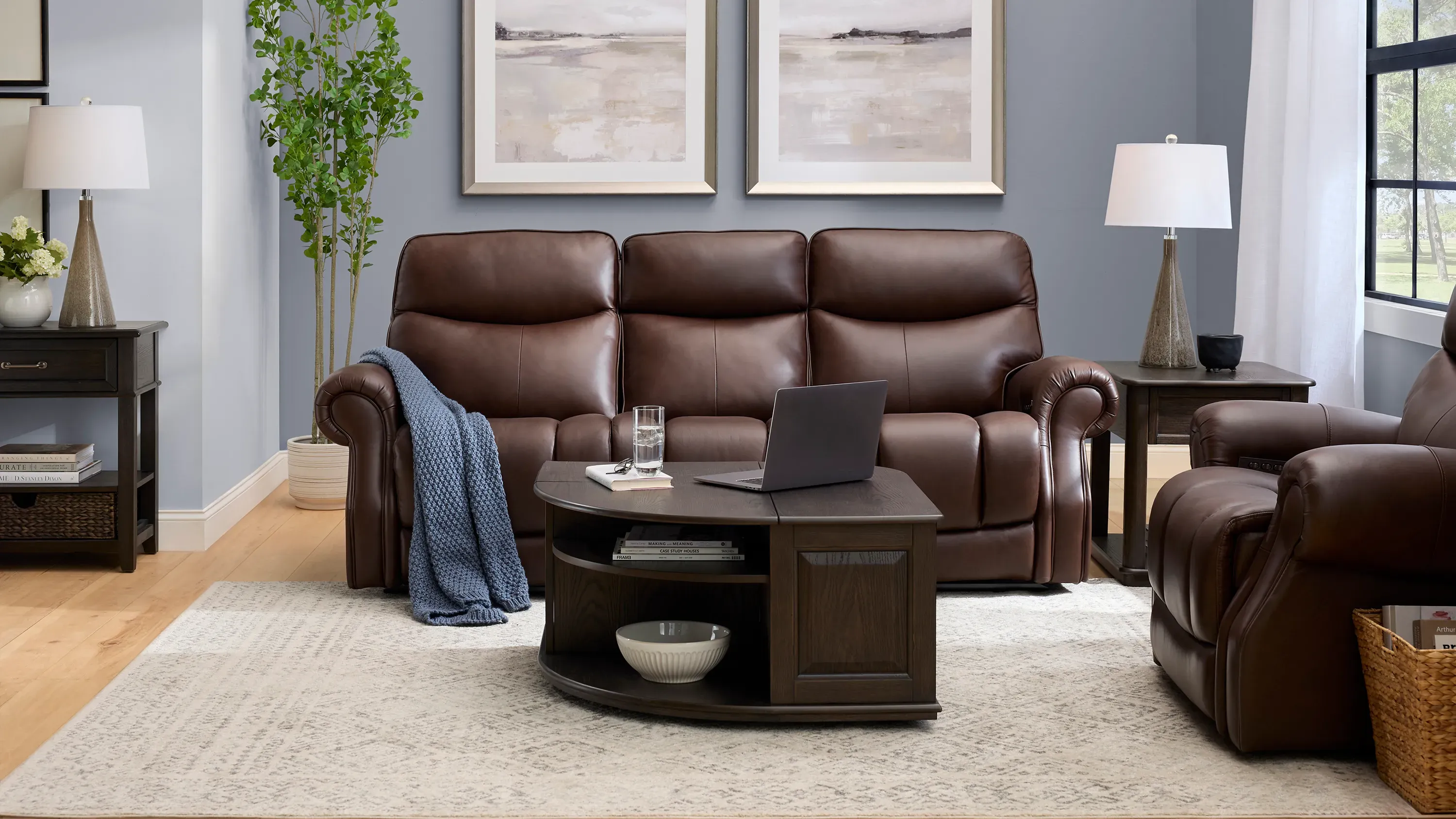 Brooks 3-pc. Zero Gravity Triple Power Sofa | Raymour & Flanigan