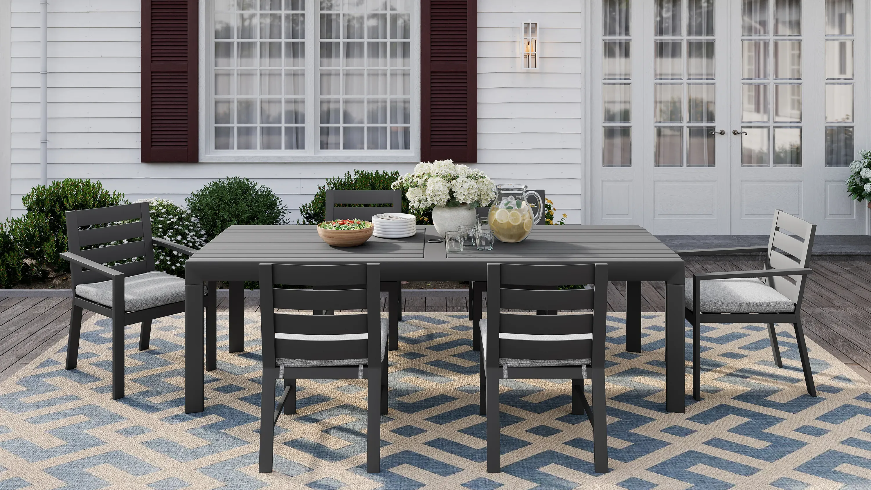 Marella Outdoor Dining Table | Raymour & Flanigan