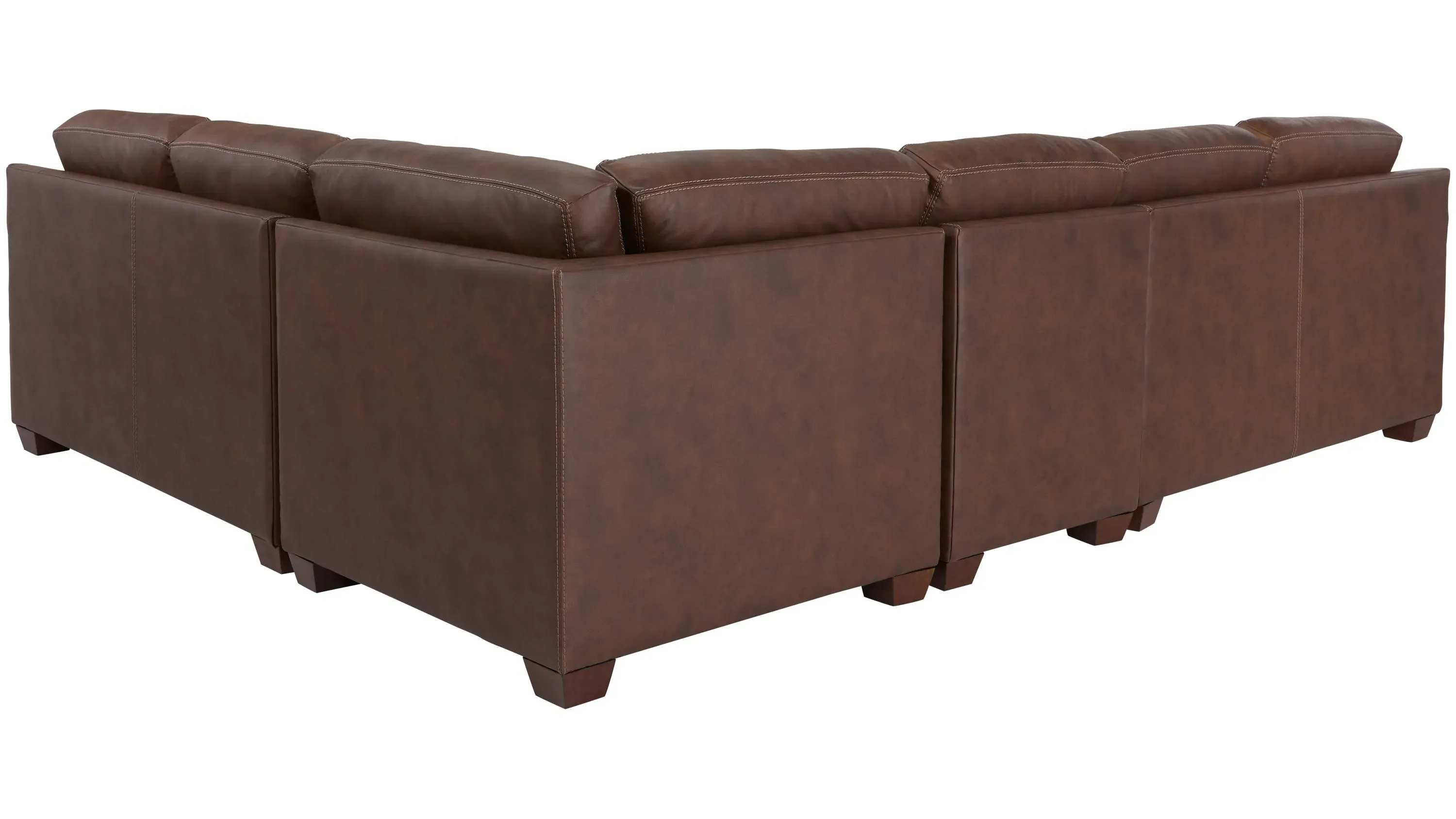 Quinton 4-pc. Leather Sectional | Raymour & Flanigan