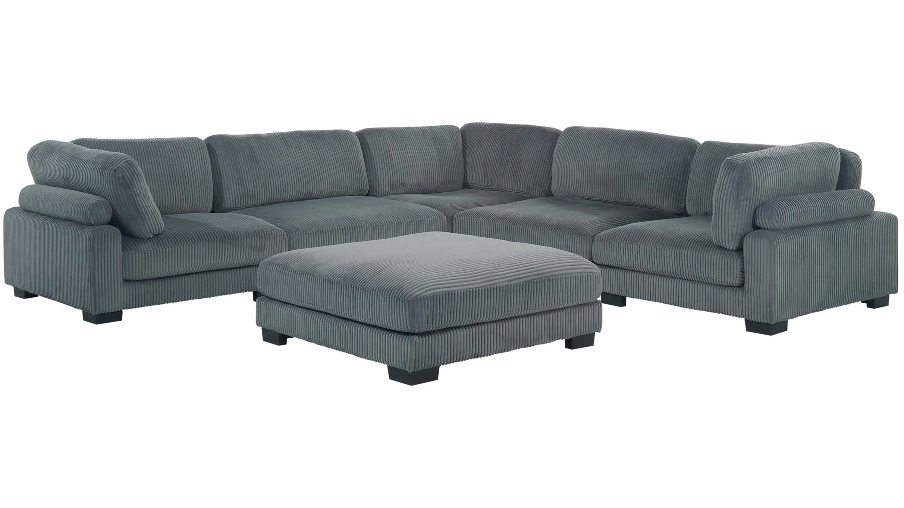 Maverick 5-pc. Sectional w/ Cocktail Ottoman