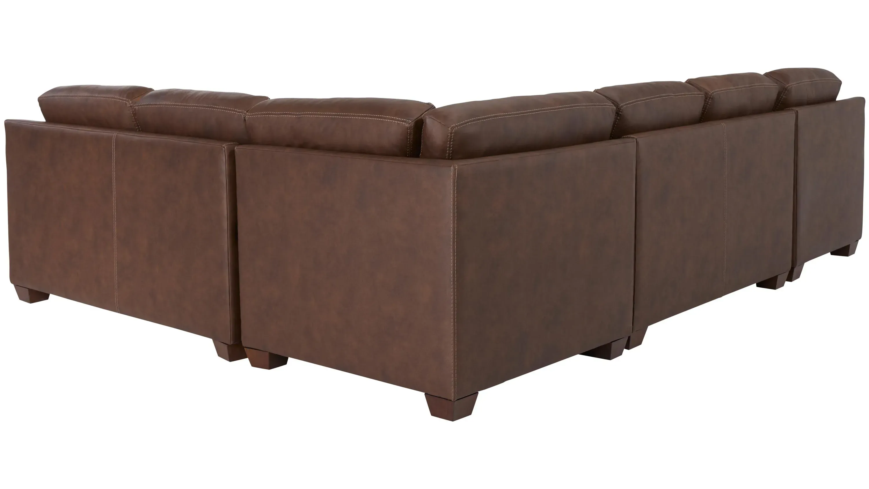 Quinton 4-pc. Leather Sectional
