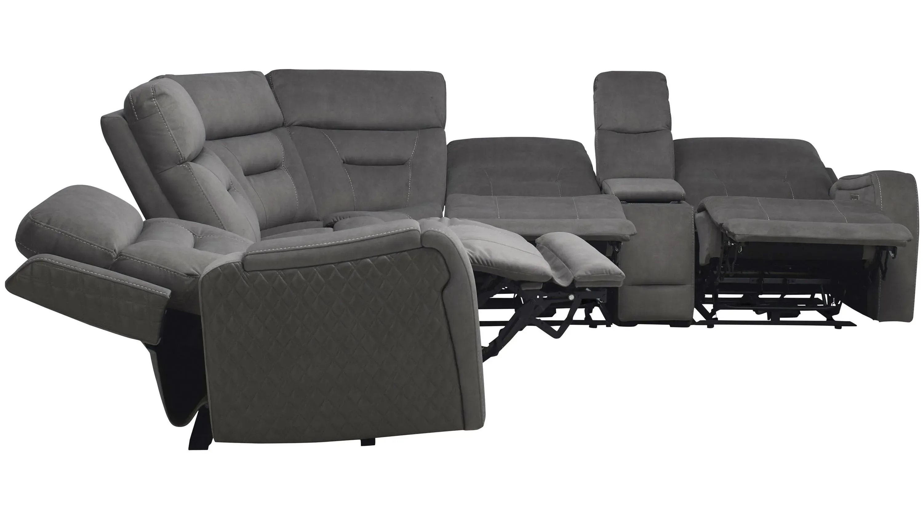 Irving 6-pc. Triple Power Sectional | Raymour & Flanigan