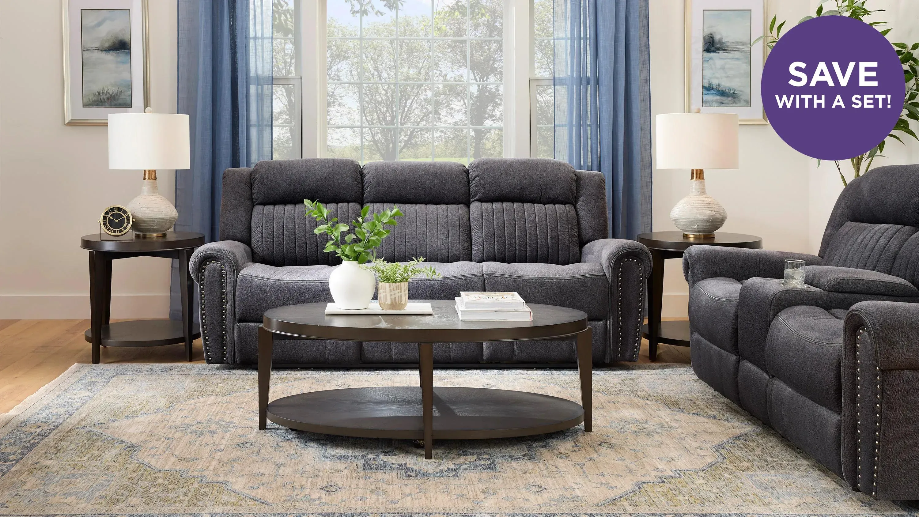 e harrison living in.. (RAREセット送料込） Harrison Living Room Set | Raymour & Flanigan