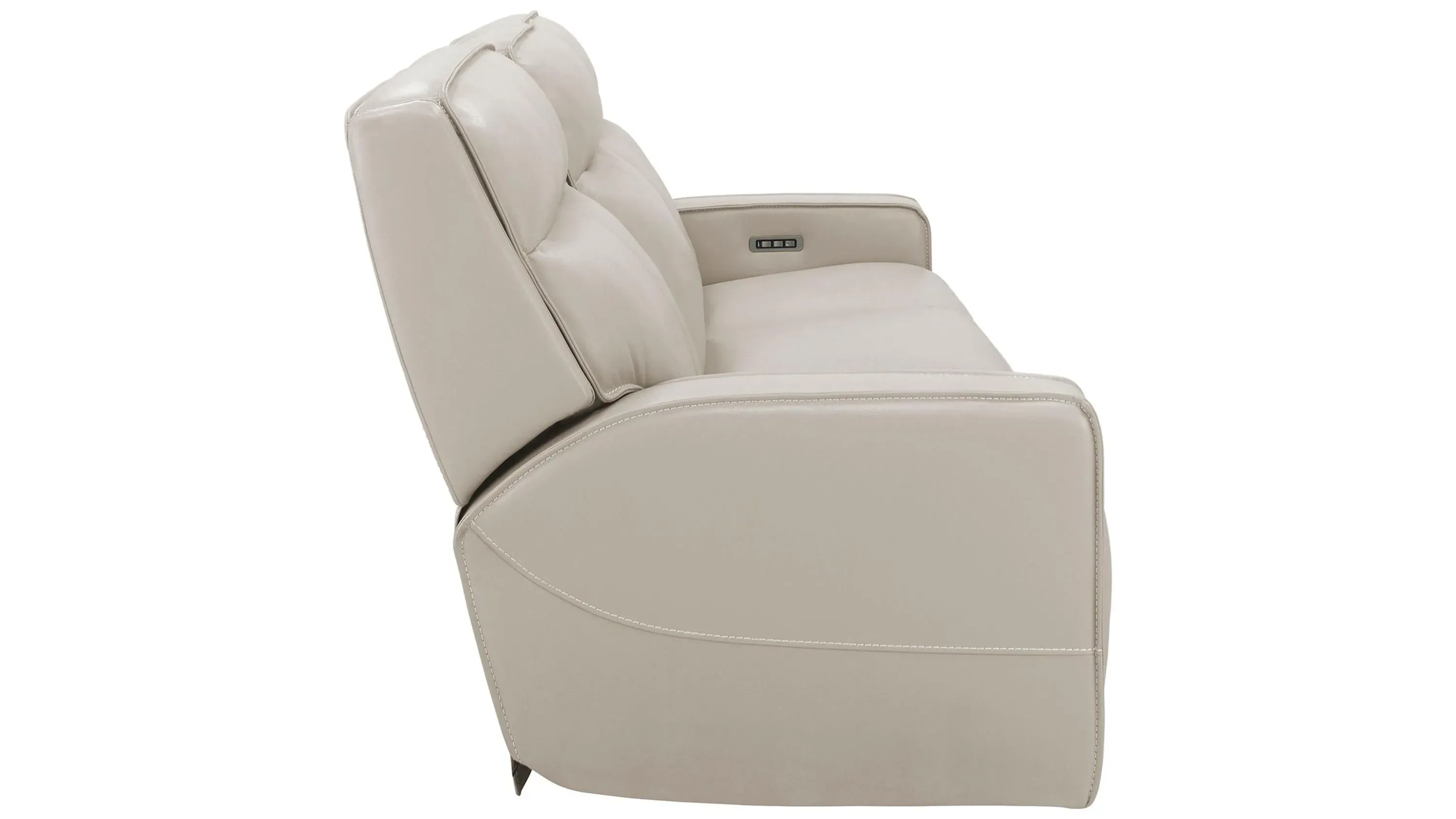 Beckett Power Sofa with Power Headrest and Power Lumbar Ivory Product_Image_Carousel