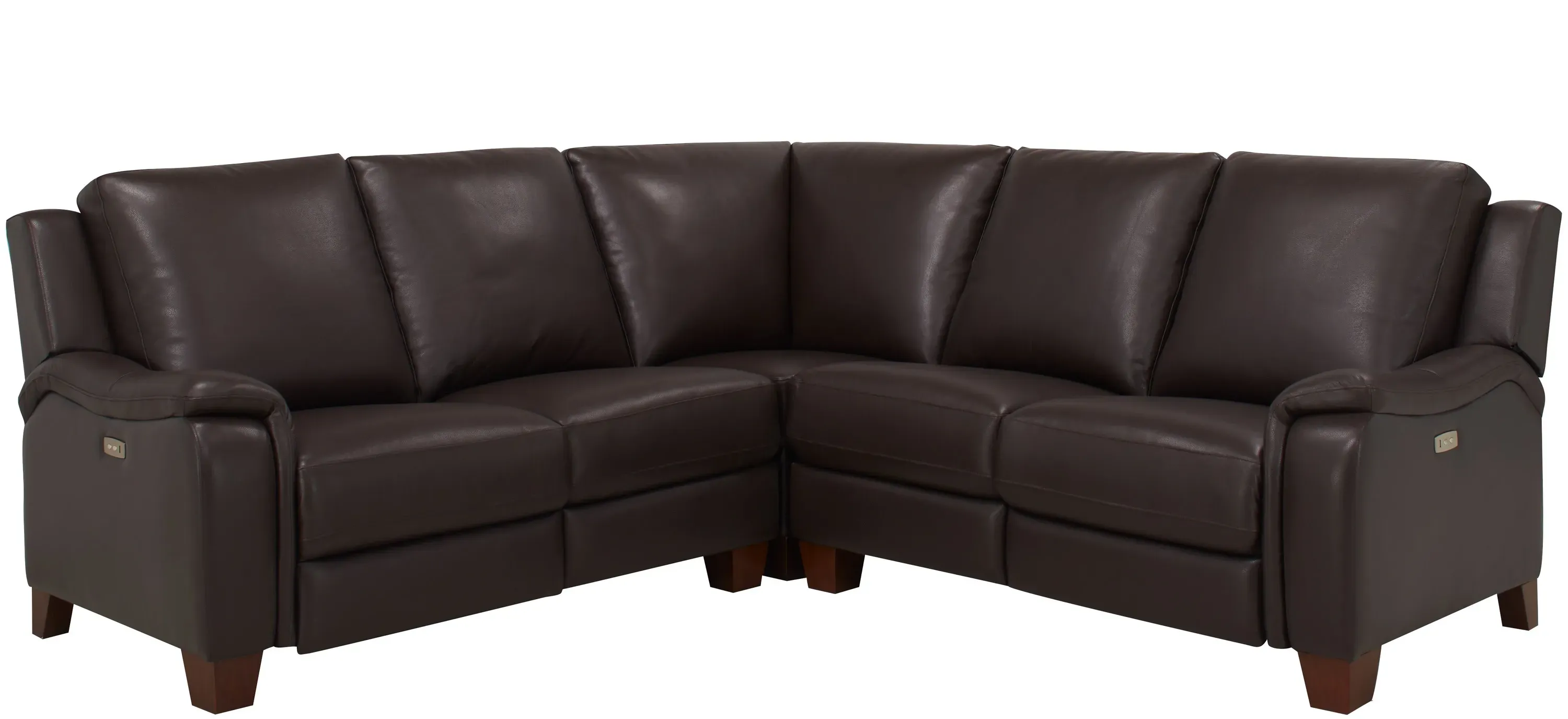 Ramiro Leather 3 pc. Power Sectional Raymour Flanigan