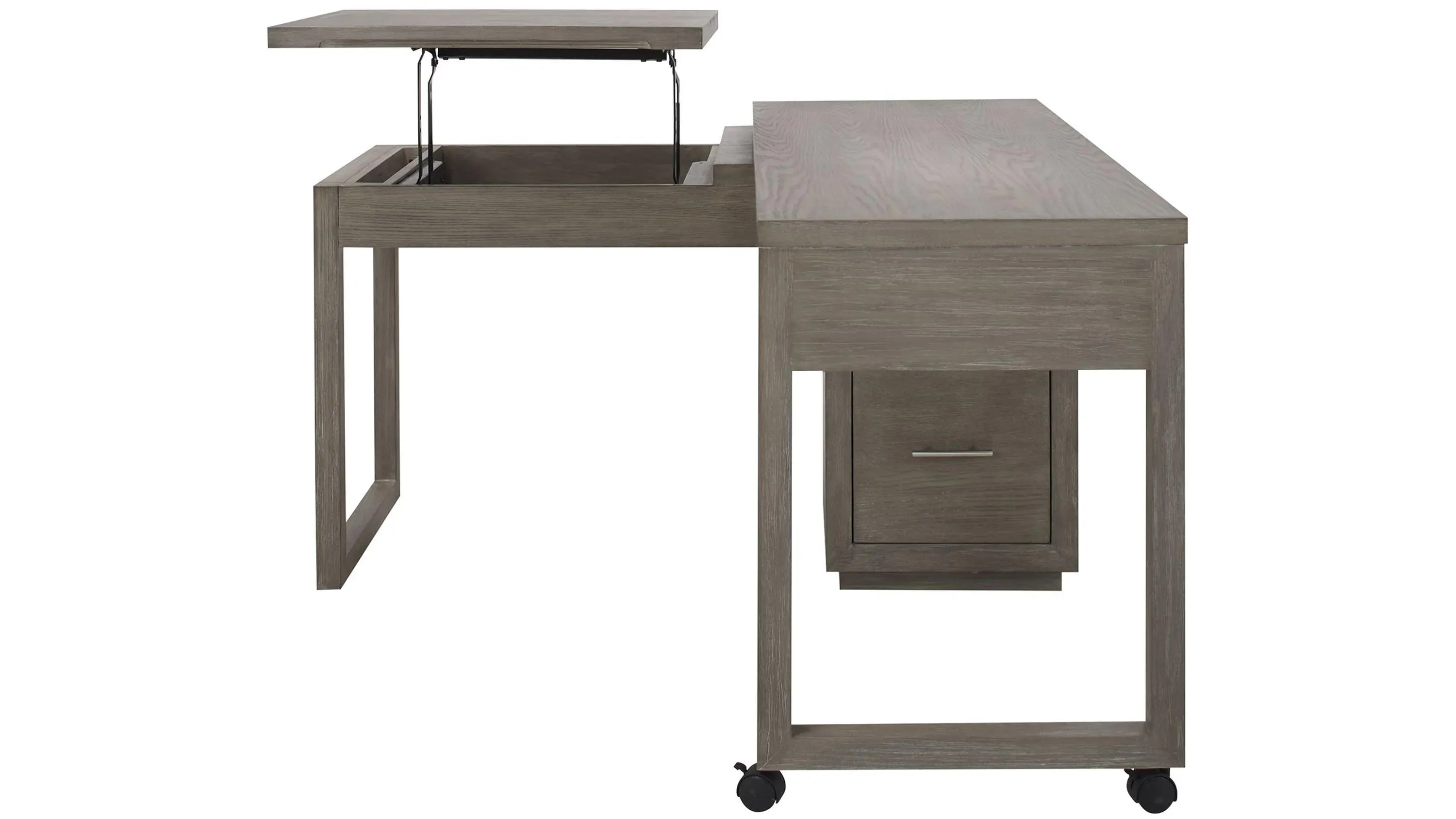 Winfield Swivel Lift-Top L-Desk | Raymour & Flanigan