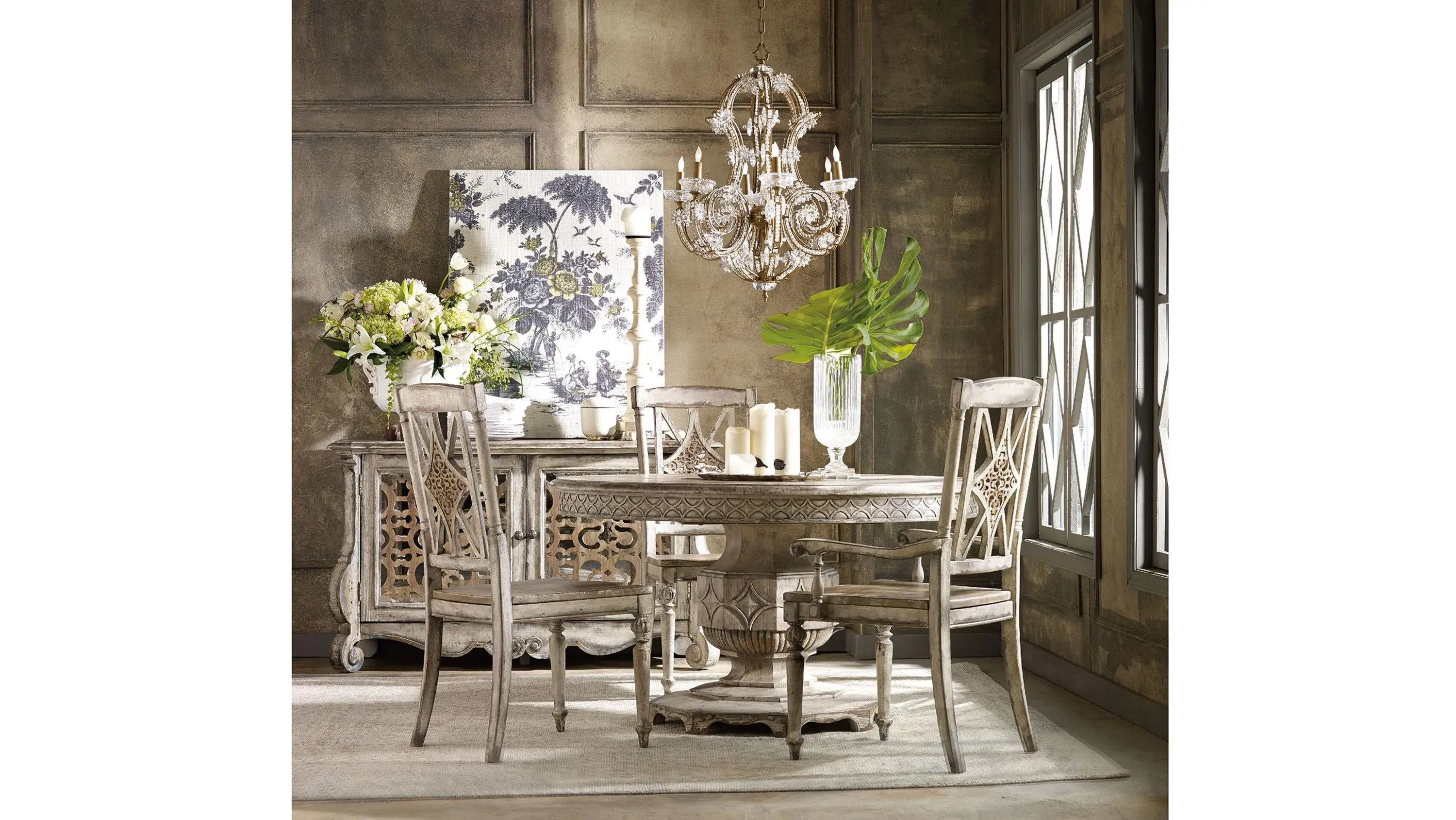 Hooker Furniture Chatelet Round Dining Table - Thumbnail 3