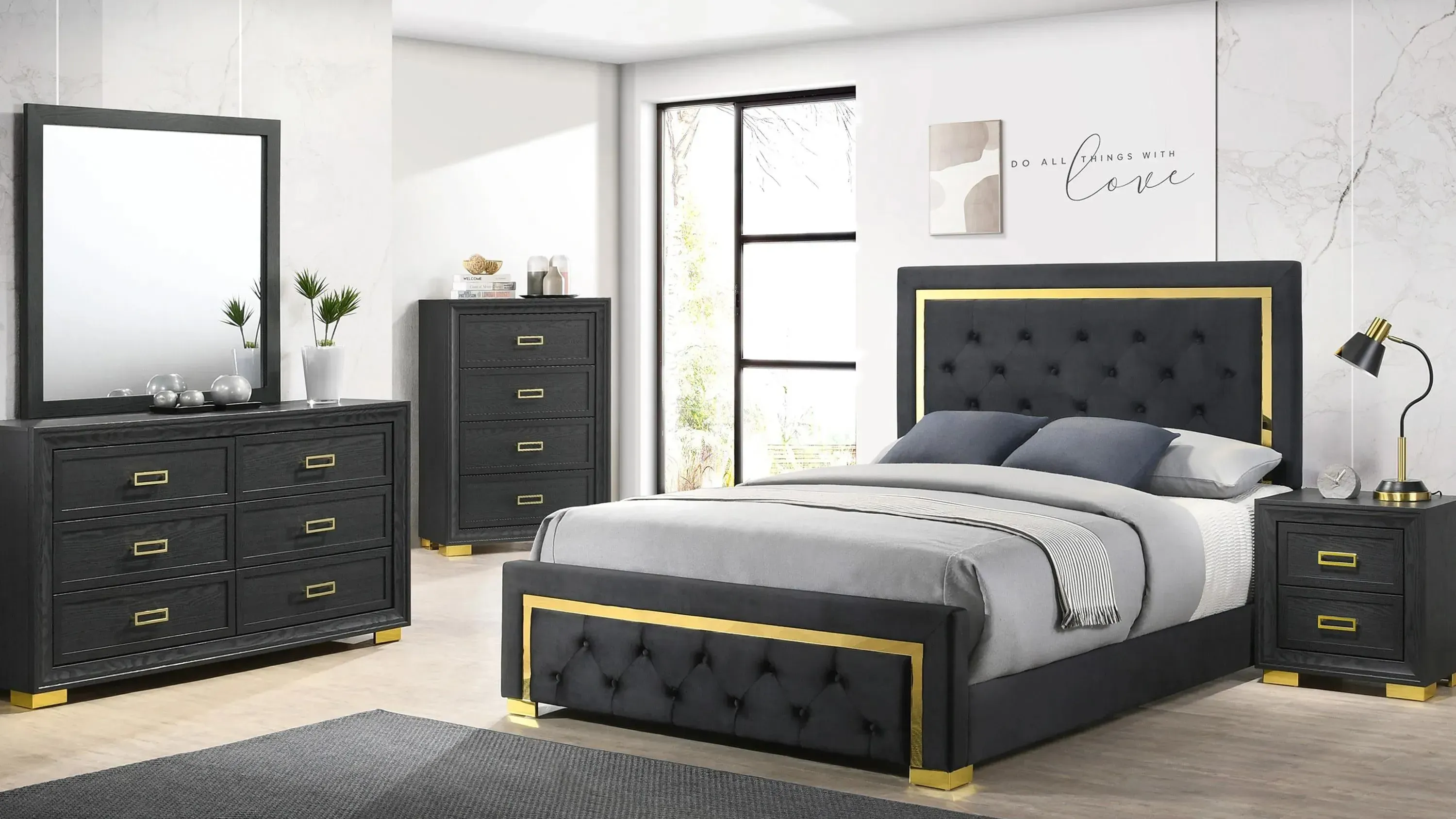 Pepe 5-Pc King Bedroom Set | Raymour & Flanigan