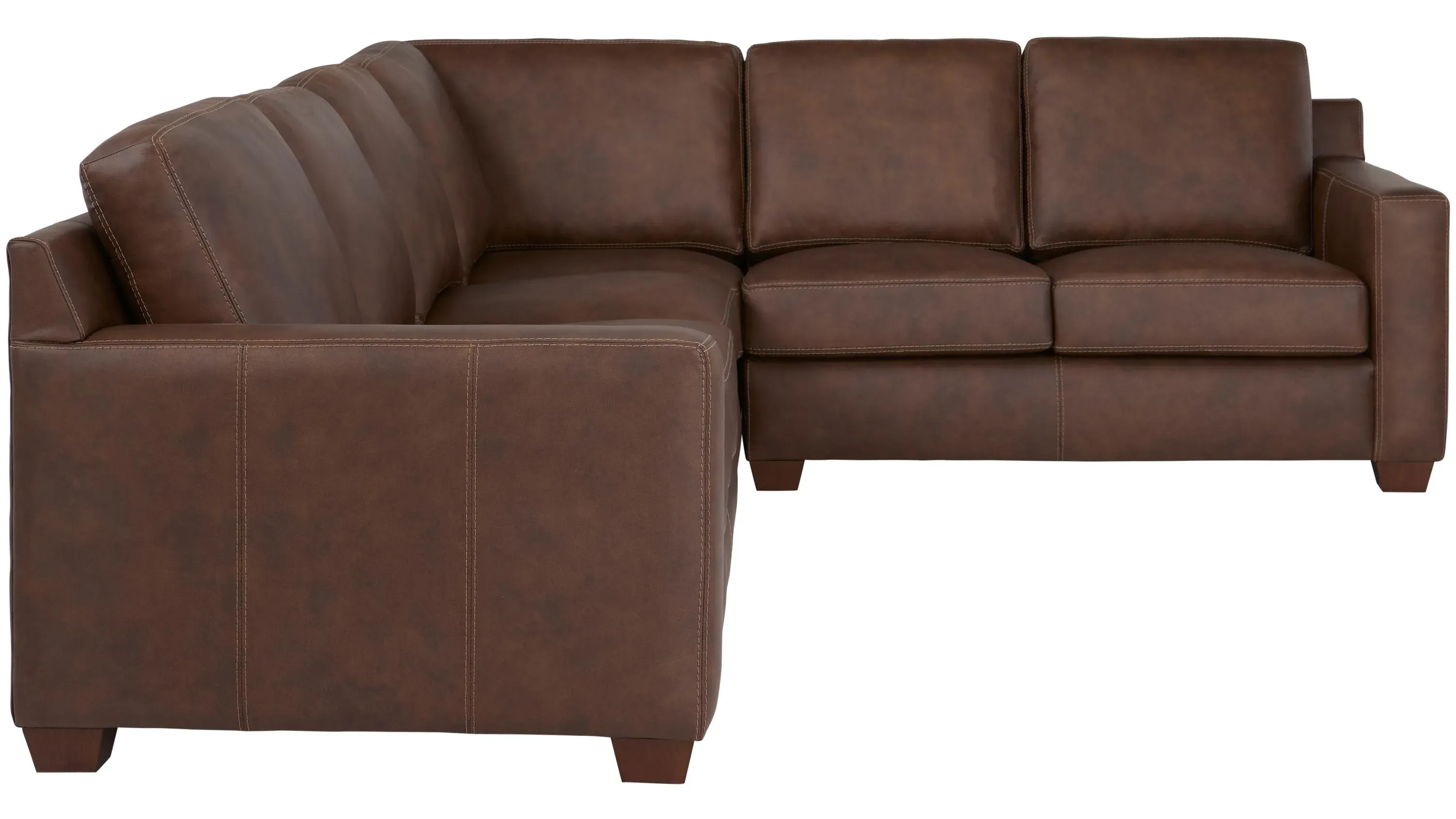Quinton 4-pc. Leather Sectional | Raymour & Flanigan